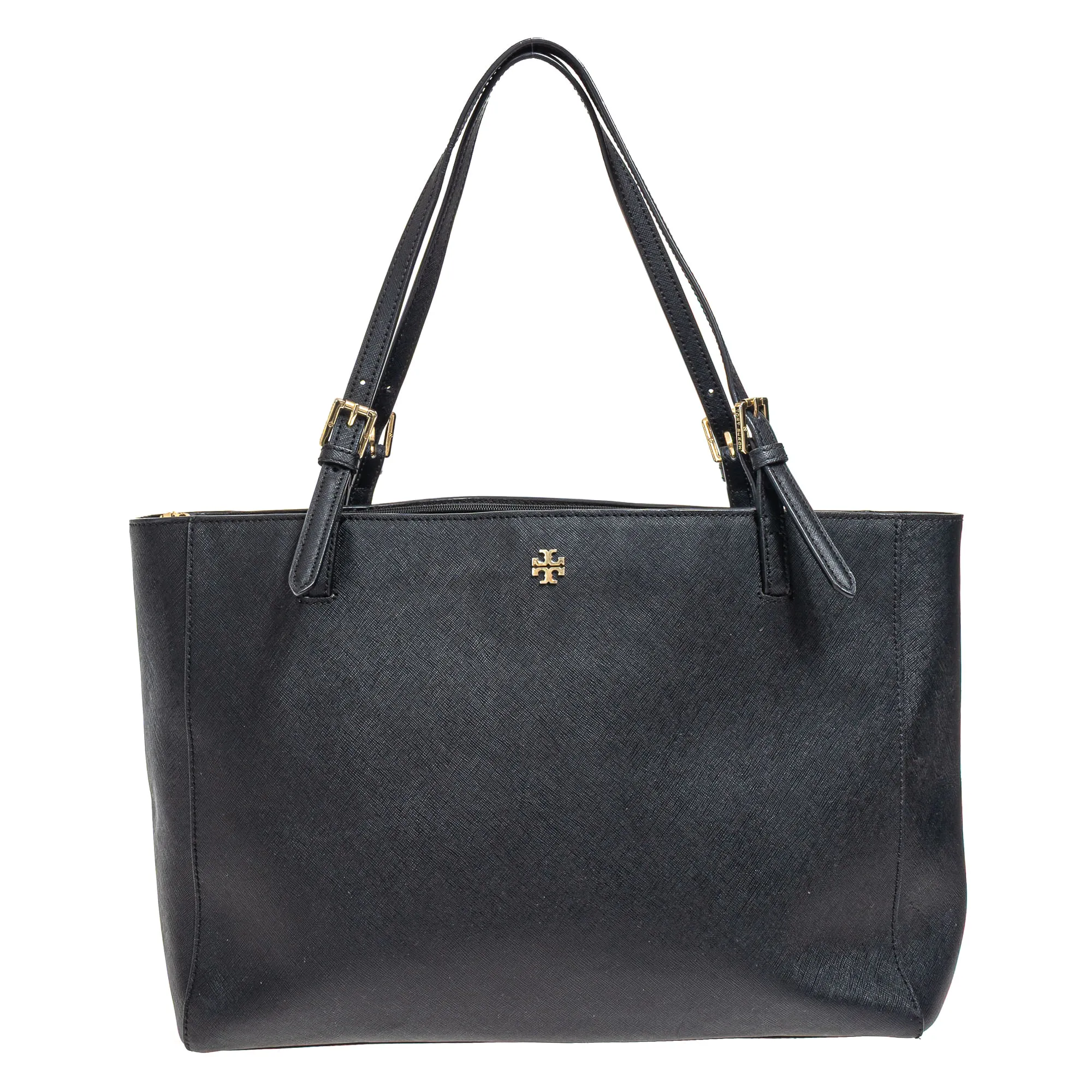 Bolsa Tory Burch Tote Saffiano Preta