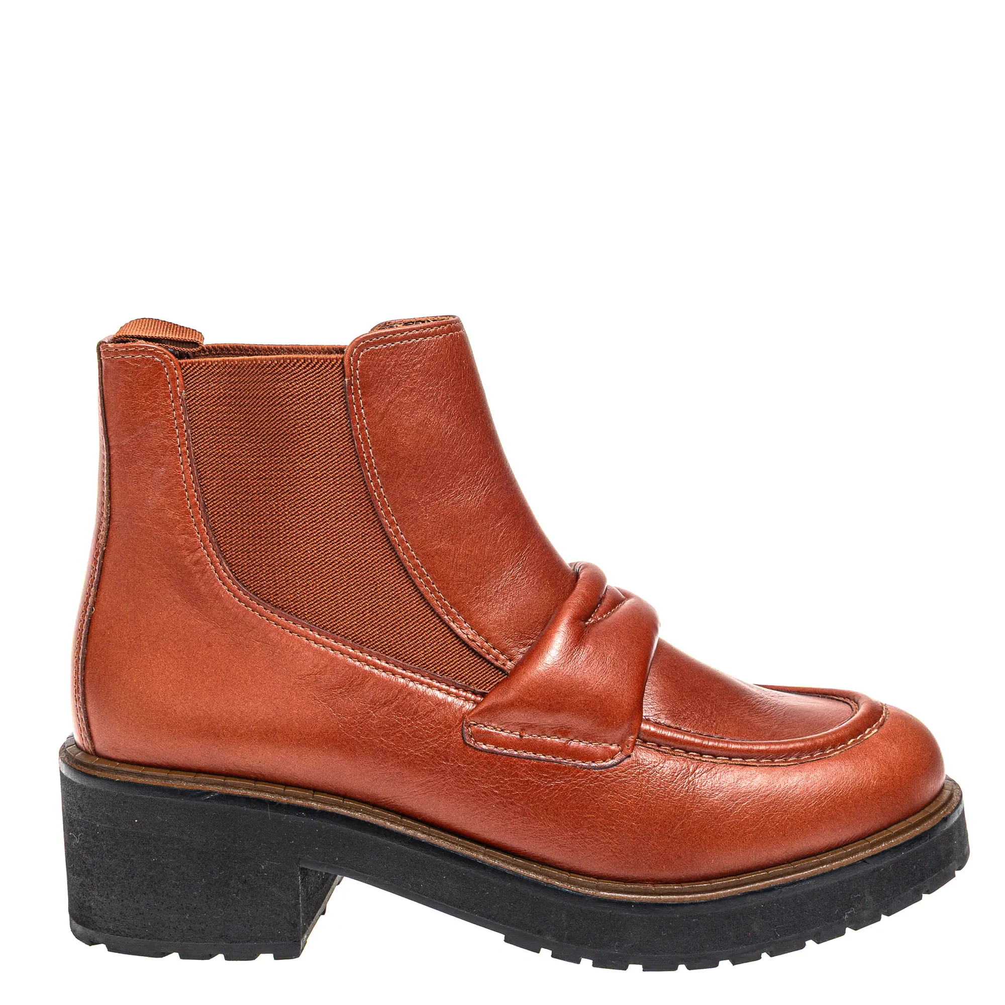 Bota Cris Barros Couro Marrom