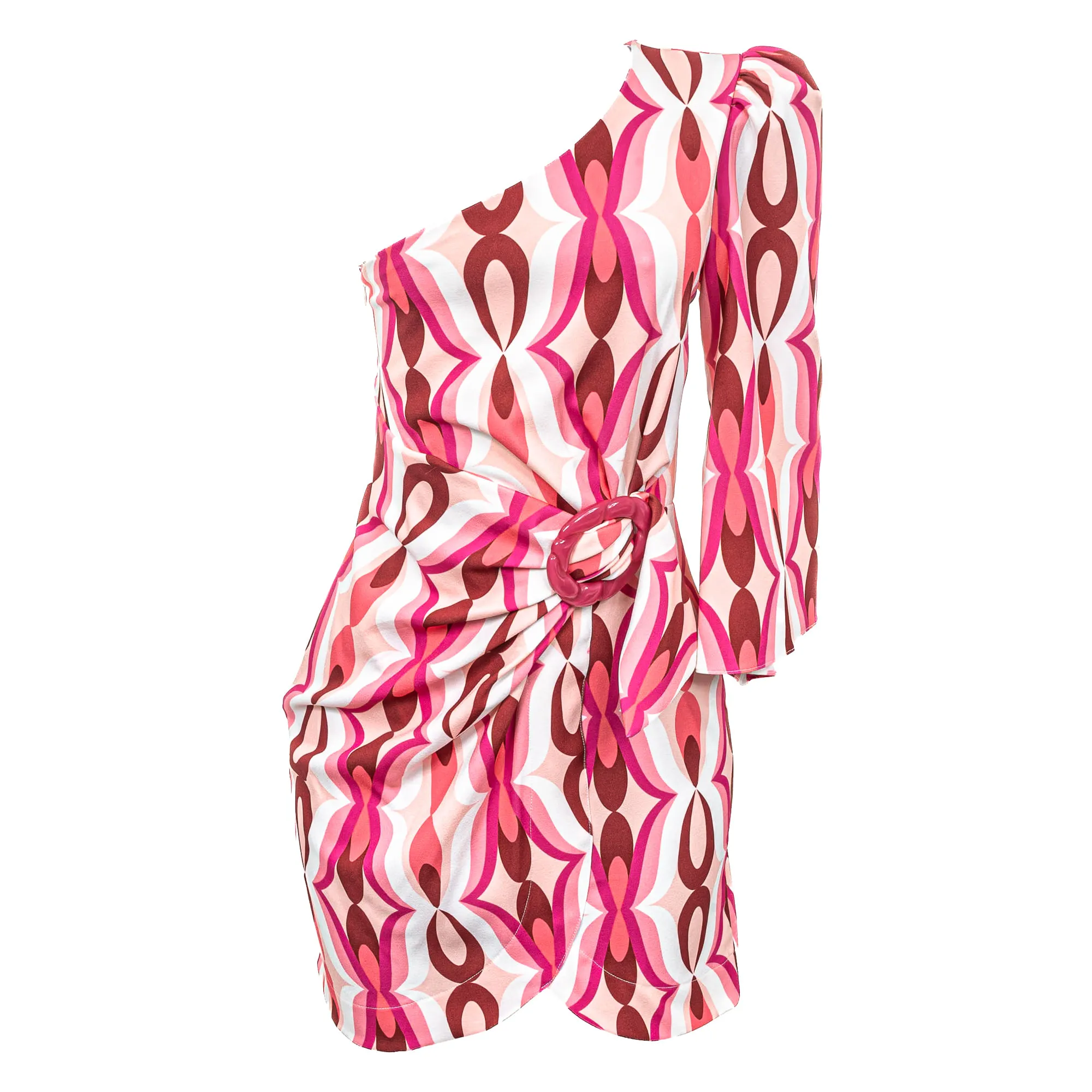 Vestido PatBo Estampado Rosa