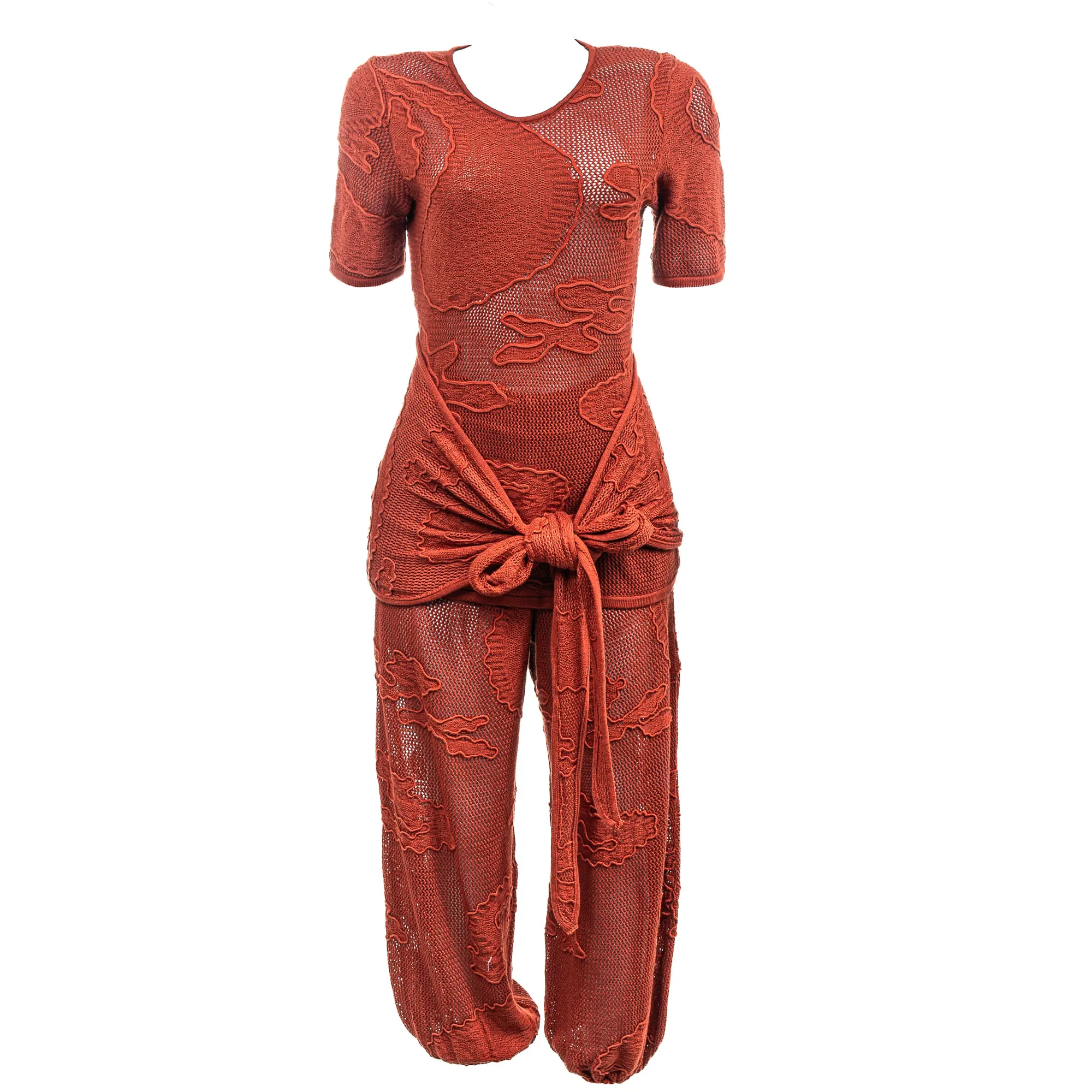 Conjunto Cris Barros em Tela Vermelho