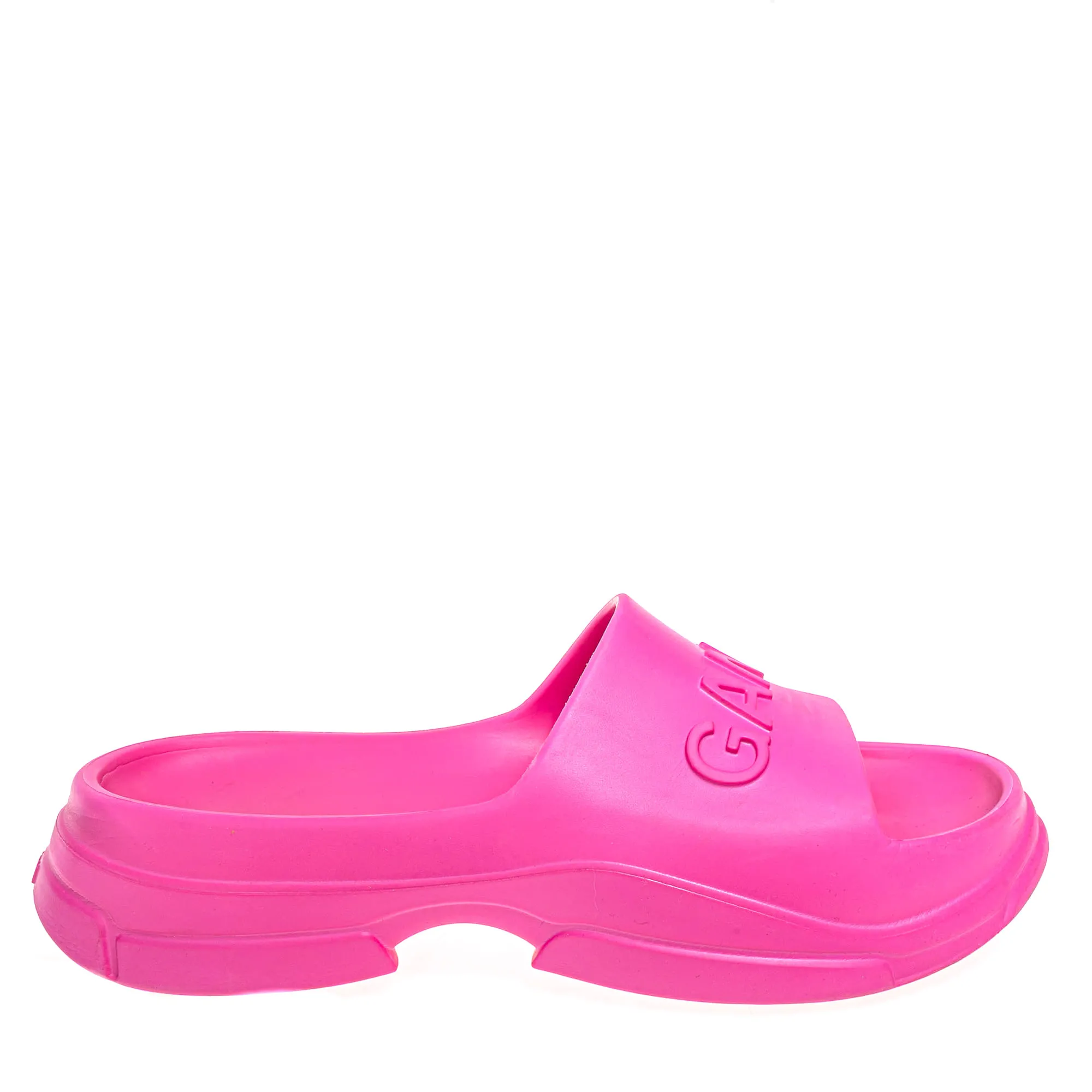 Slide Ganni Borracha Rosa