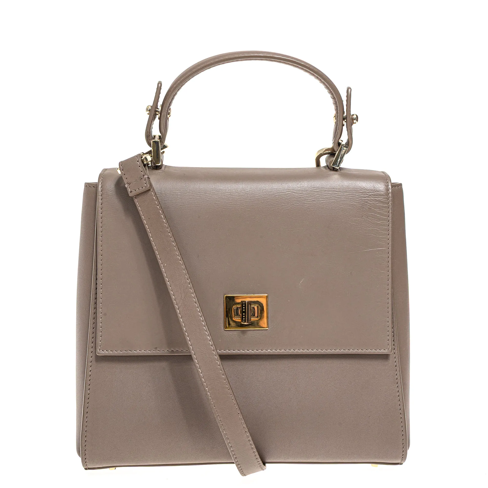 Bolsa Hugo Boss Couro Cinza