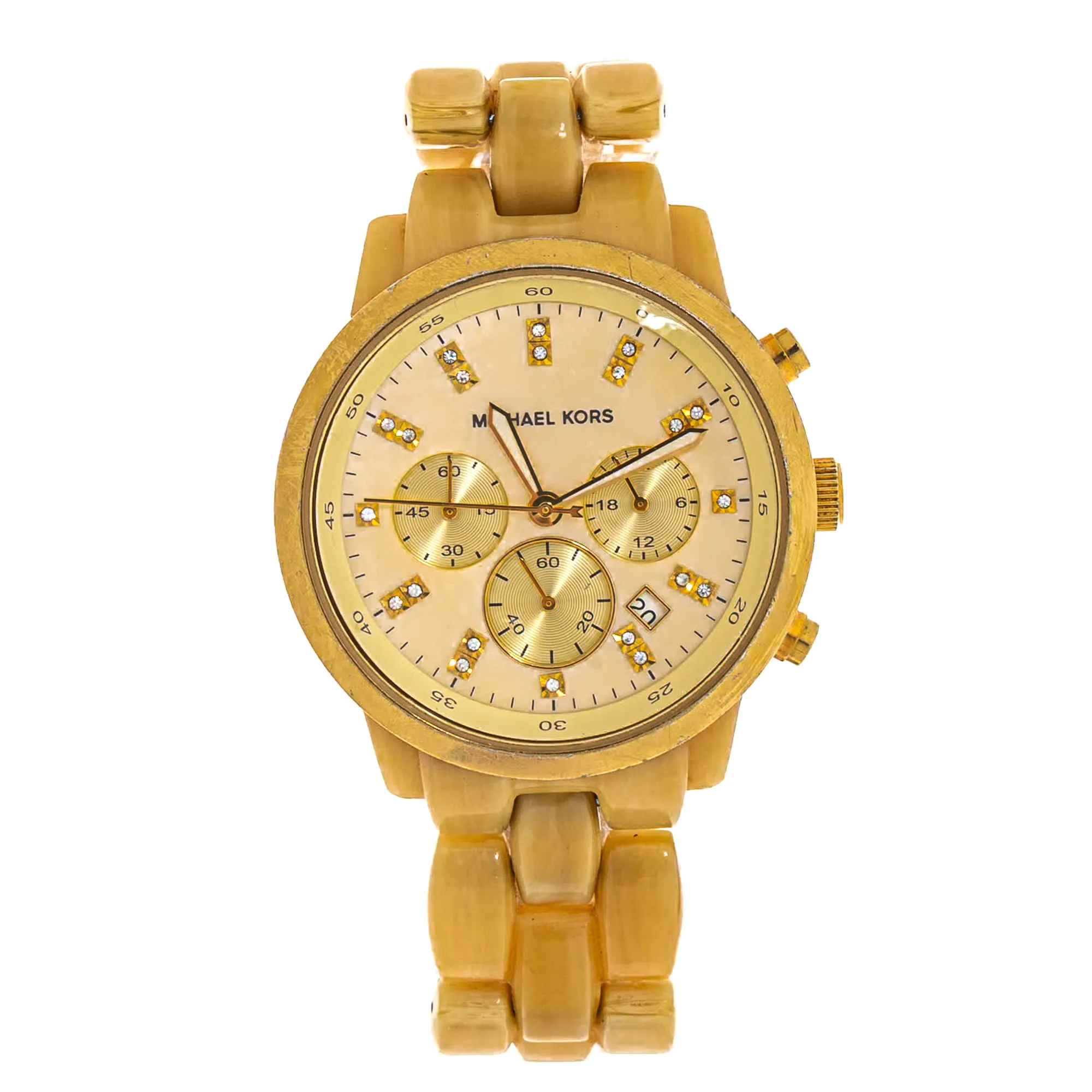 Relógio Michael Kors Marfim e Dourado