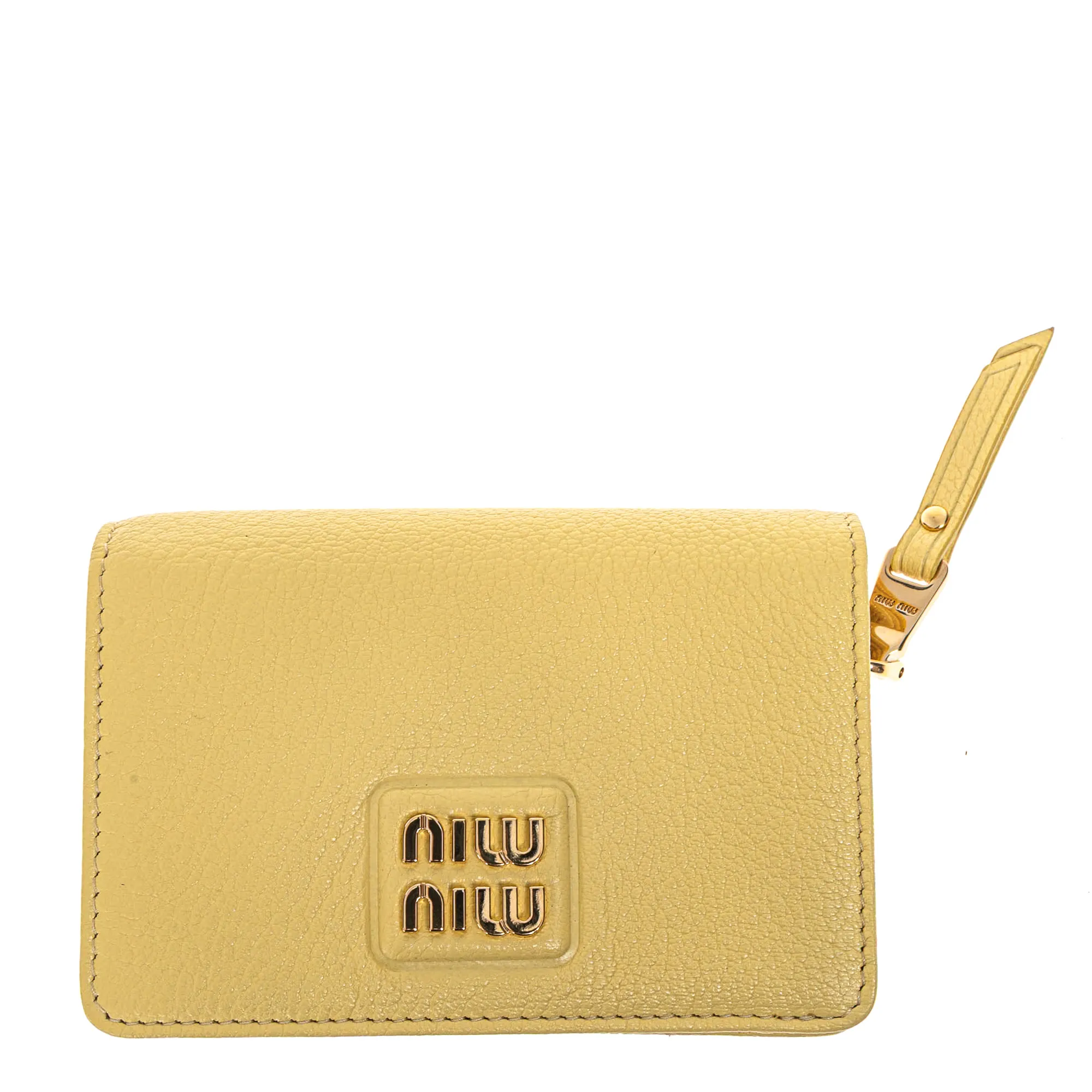 Carteira Miu Miu Verde Limão