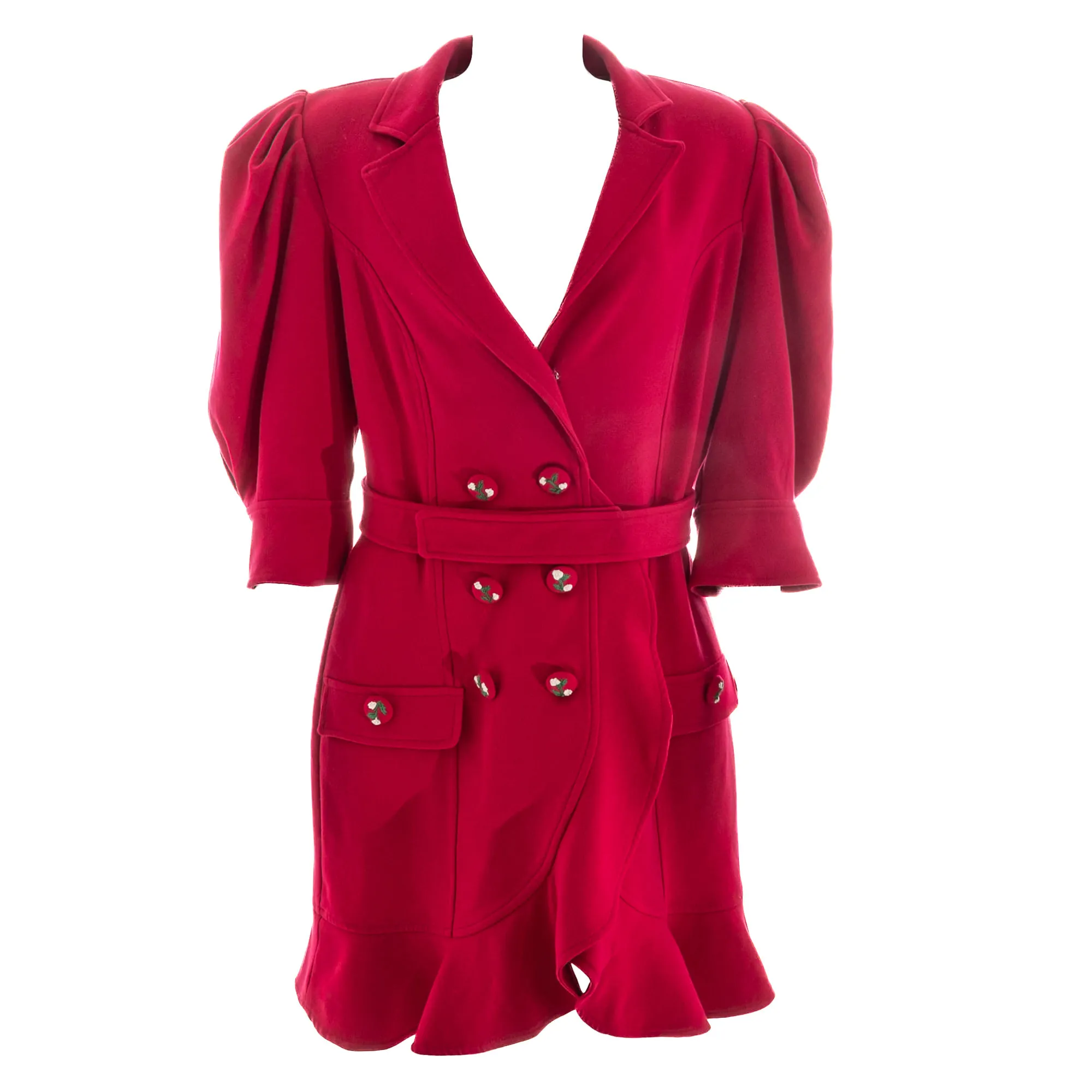 Vestido PatBo Botões Magenta