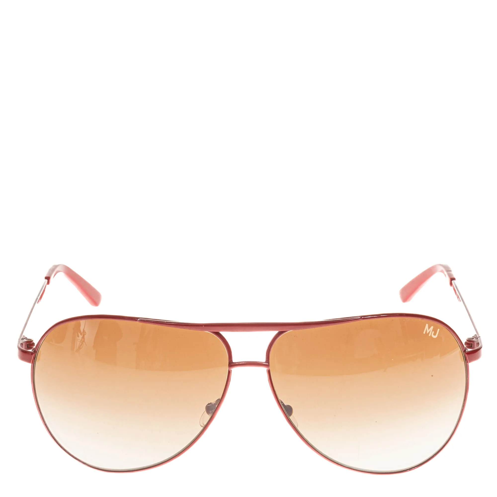 Óculos Marc Jacobs Metal Vermelho e Lente Marrom