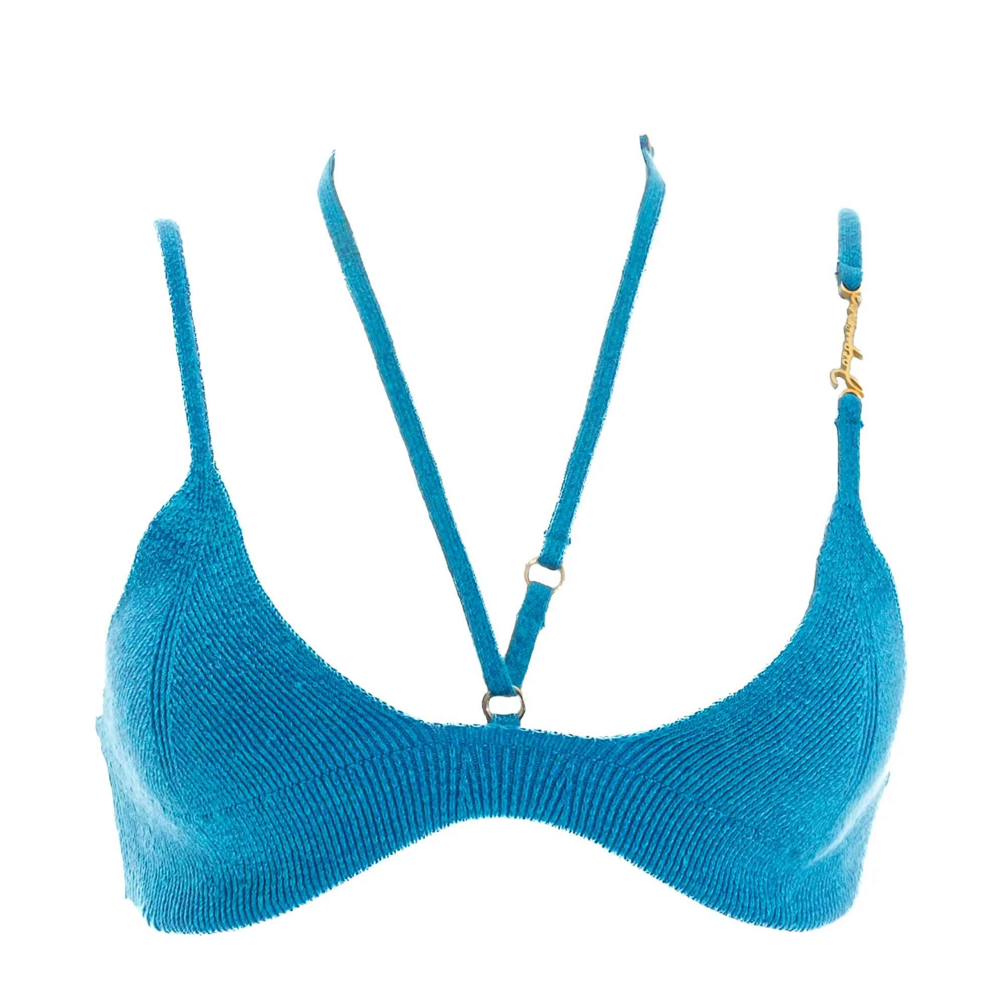 Top Jacquemus Trico Azul