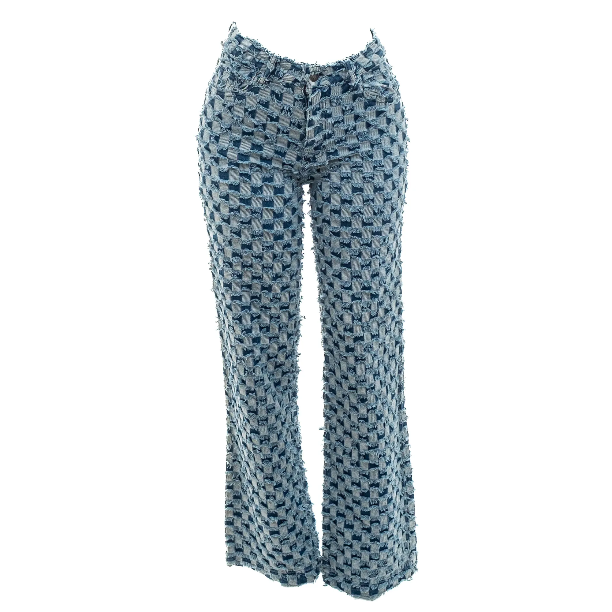 Calça Jaded London Quadriculado Jeans