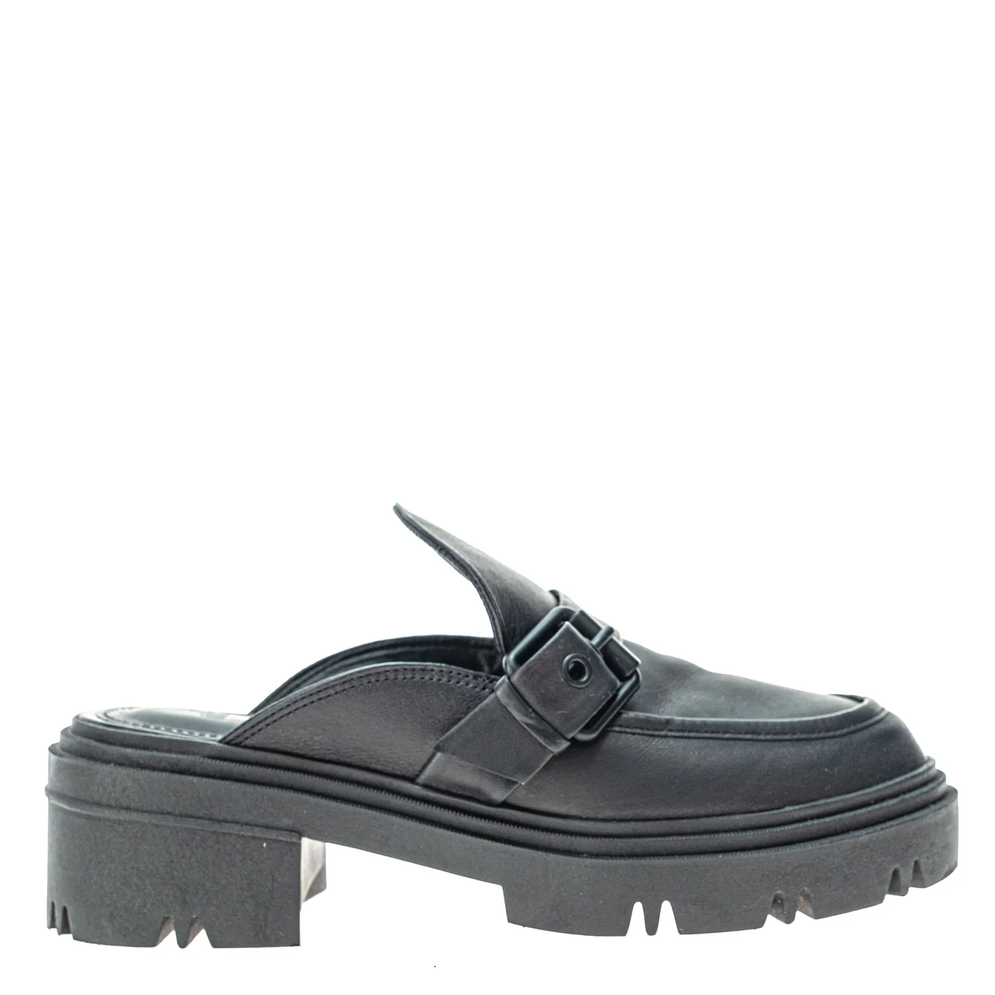 Sapato NK Mule Couro Preto