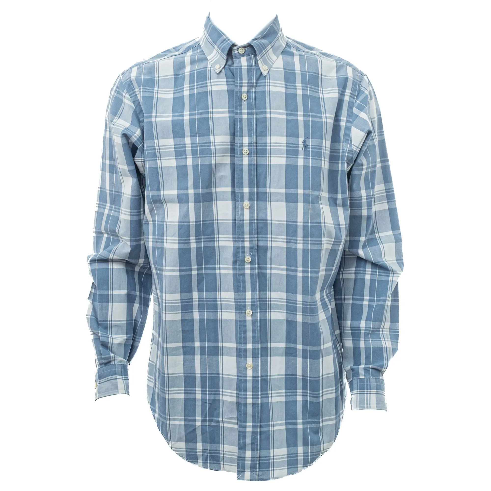 Camisa Polo Ralph Lauren Xadrez Azul