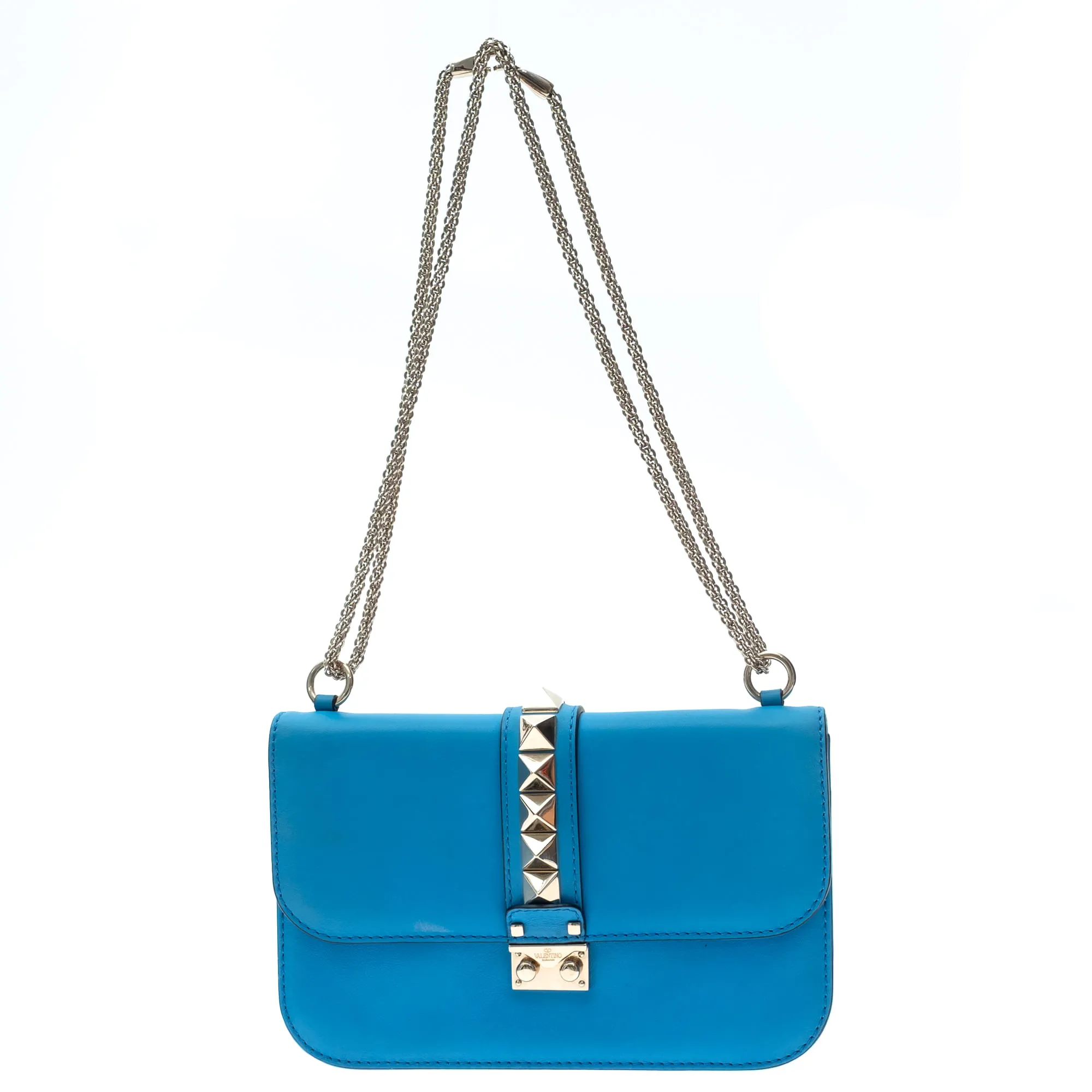 Bolsa Valentino Garavani Glamlock Azul