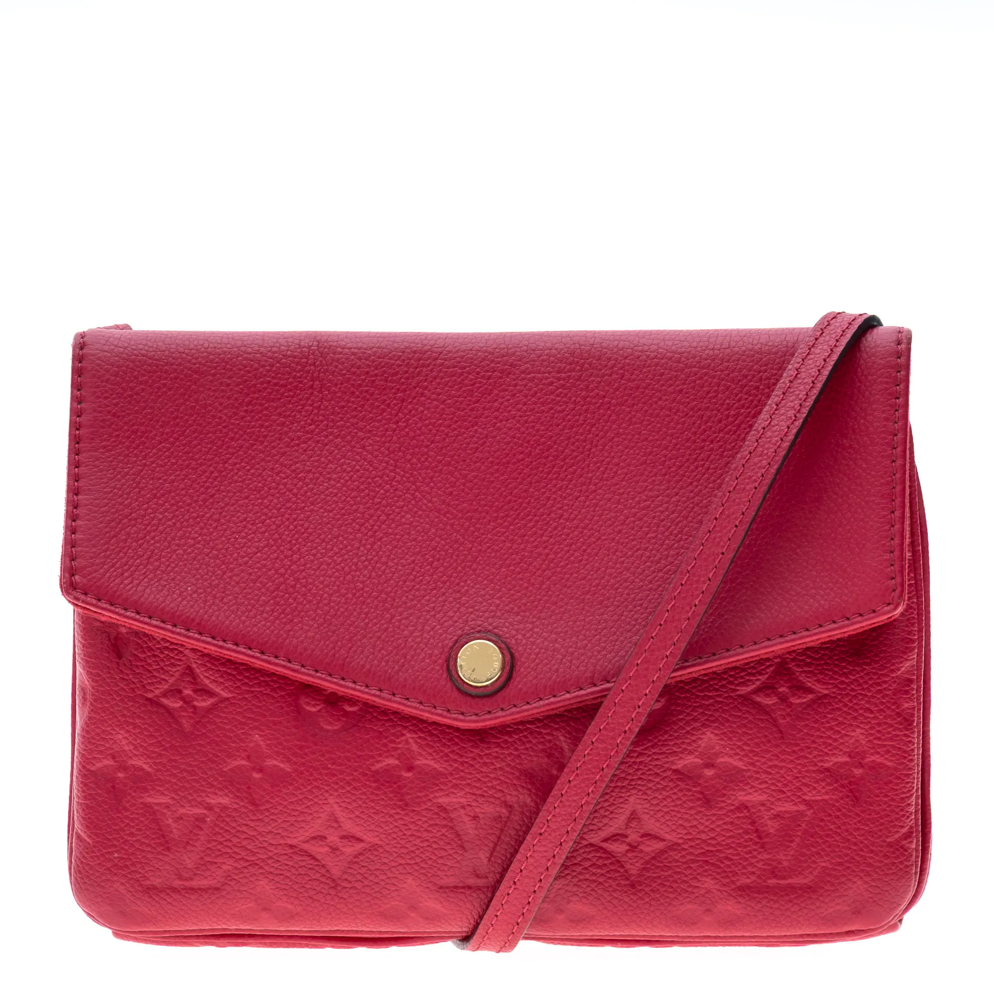 Bolsa Louis Vuitton Empreinte Transversal Vermelha