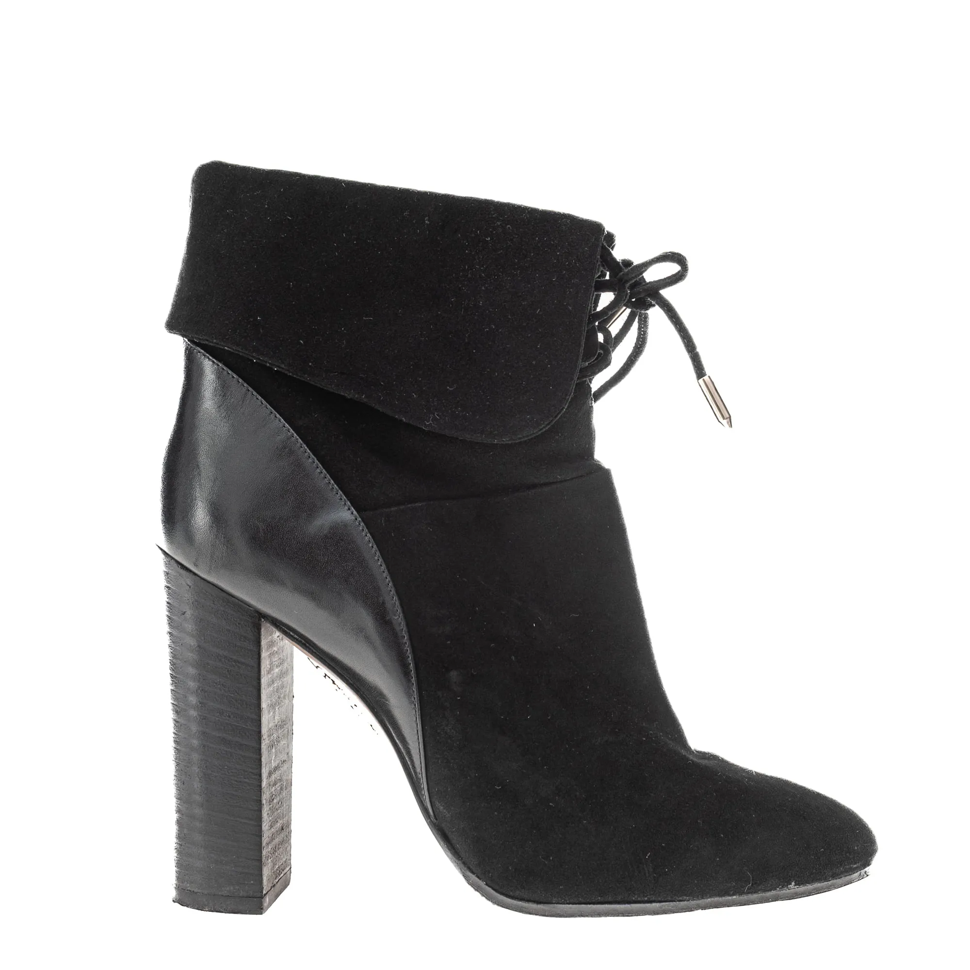 Ankle Boot Aquazzura Camurça Preta
