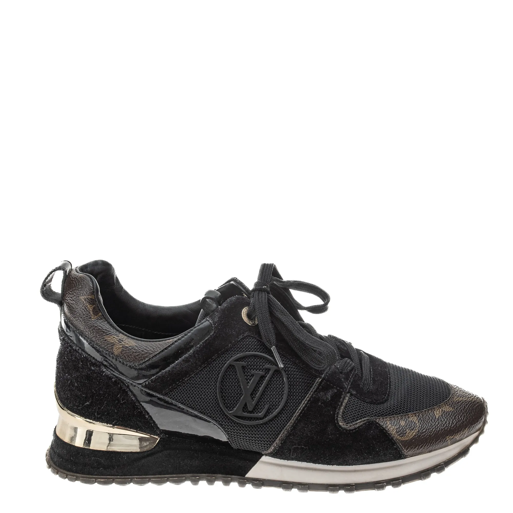 Tênis Louis Vuitton Run Away Monograma Preto