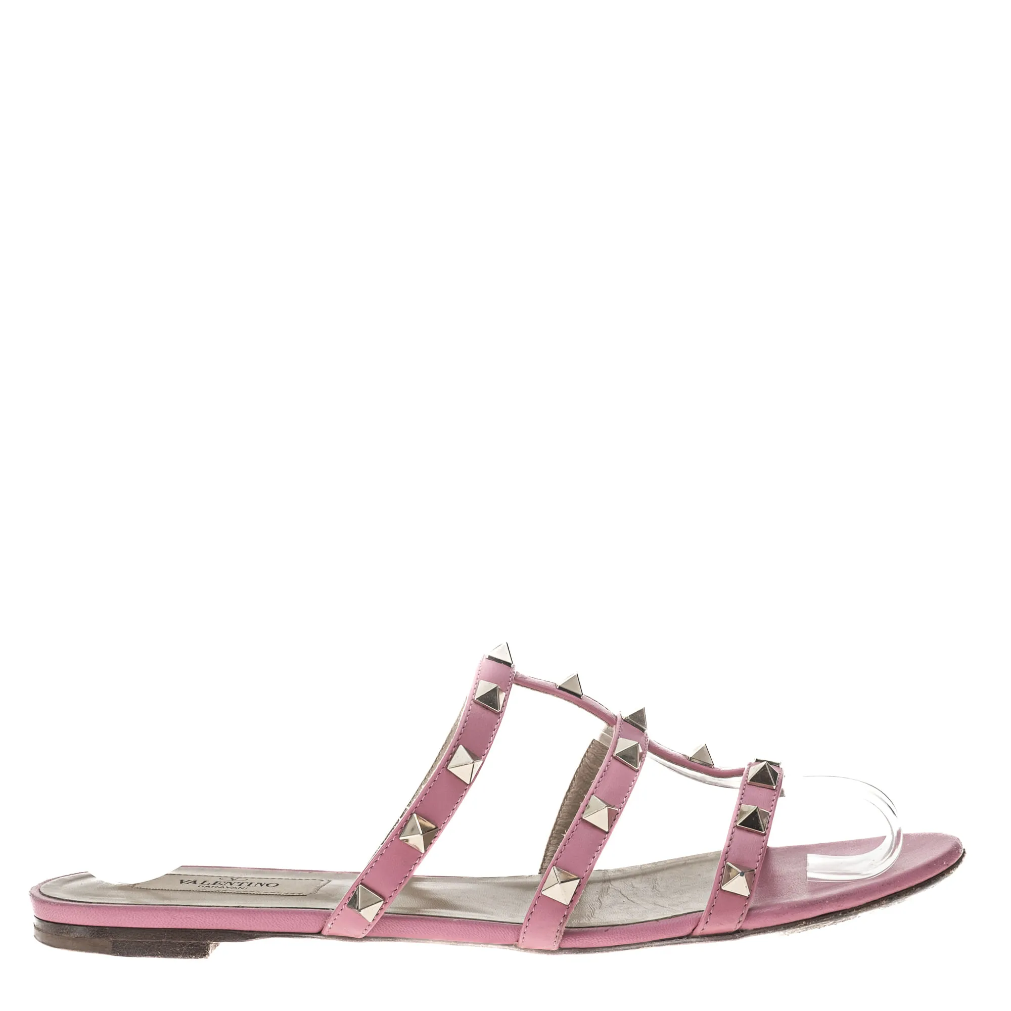 Sandália Valentino Garavani Rasteira Rosa