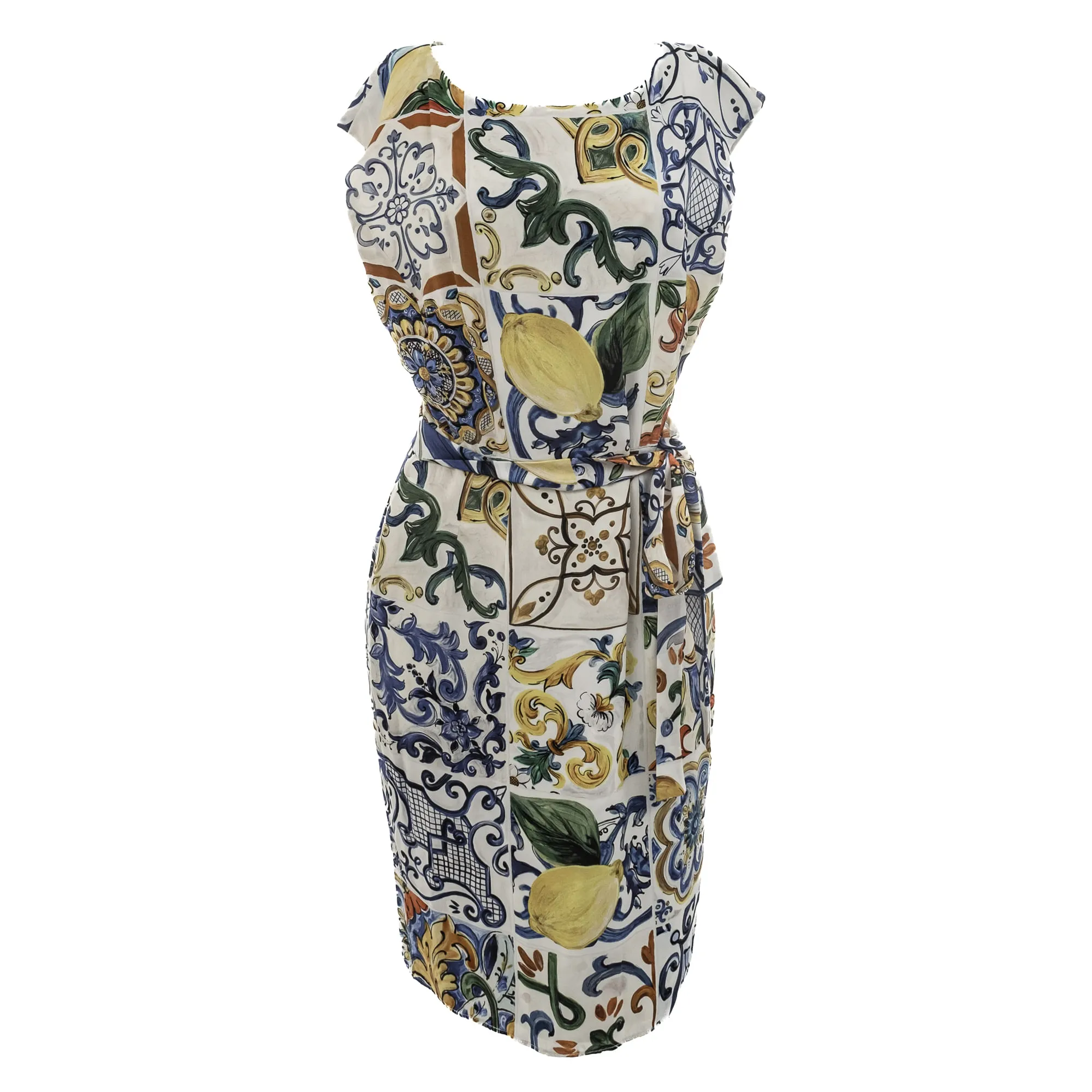 Vestido Dolce & Gabbana Azulejo Siciliano