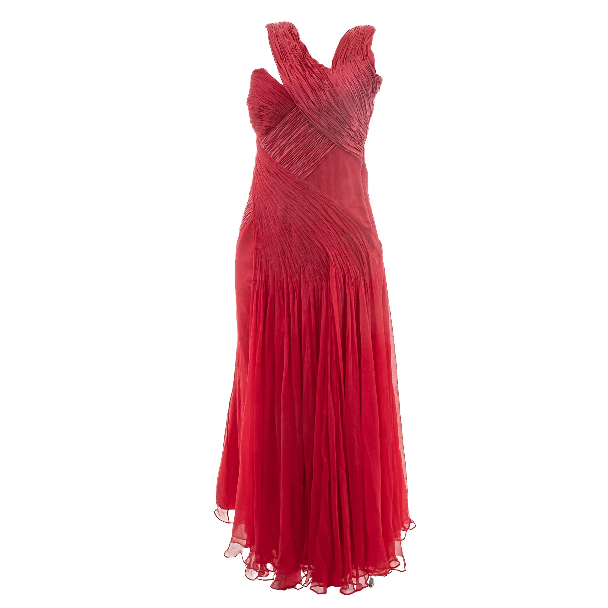 Vestido Carlos Miele Drapeado Rosa