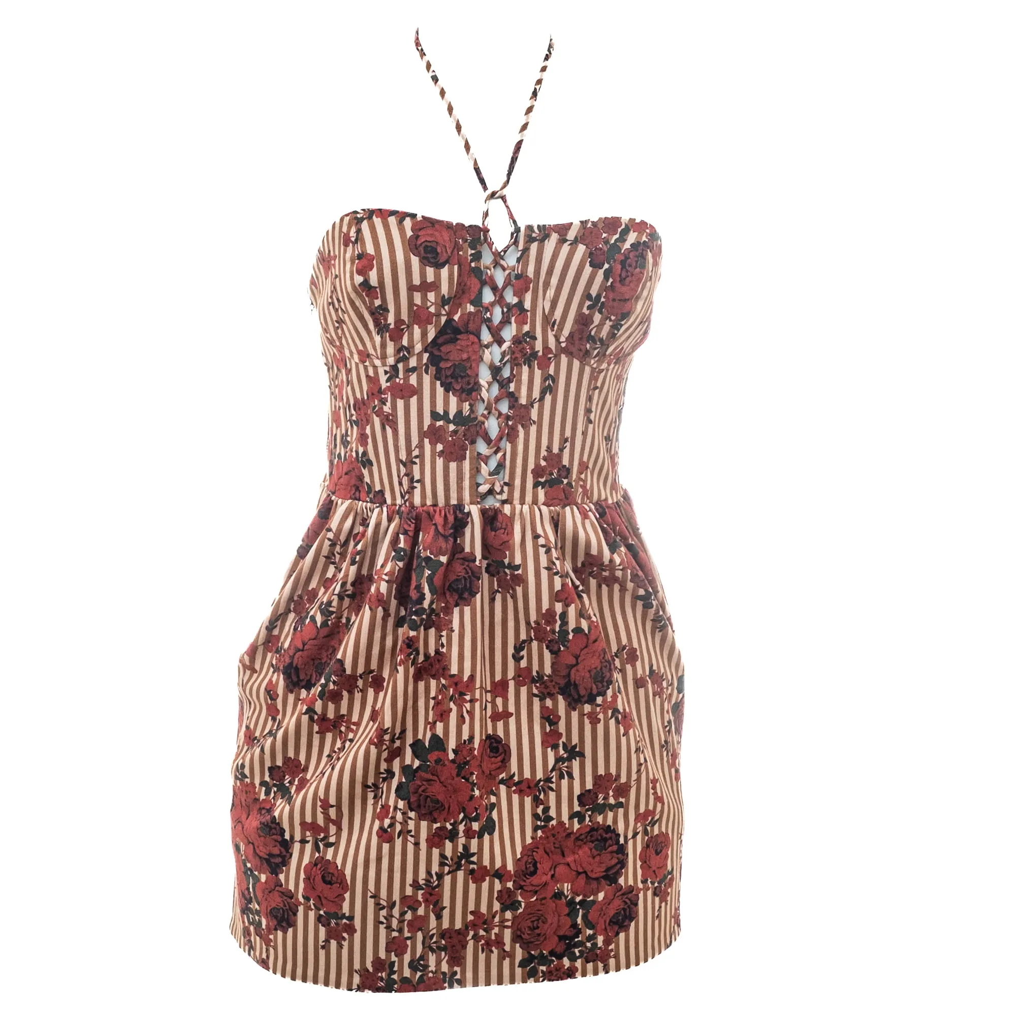 Vestido Paula Raia Curto Florido