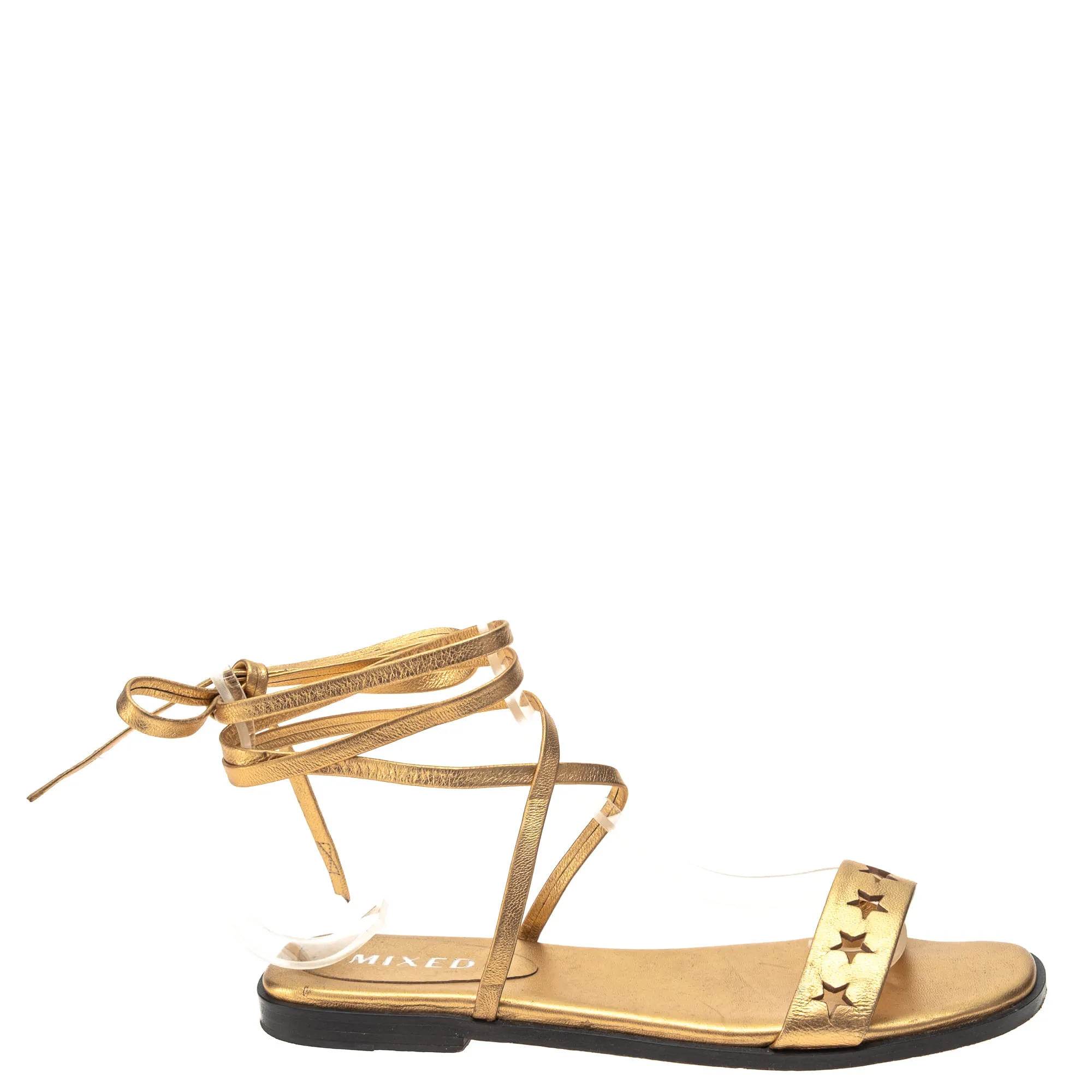 Sandalia Mixed Estrelas Dourada