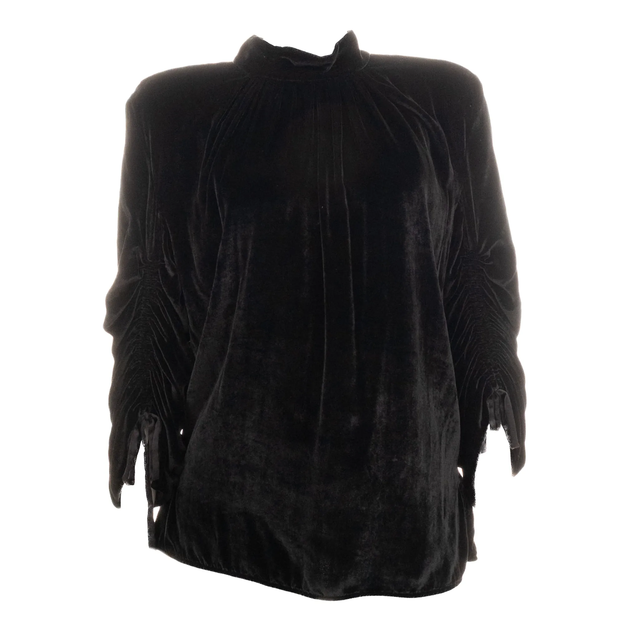 Blusa Reinaldo Lourenço Veludo Preto