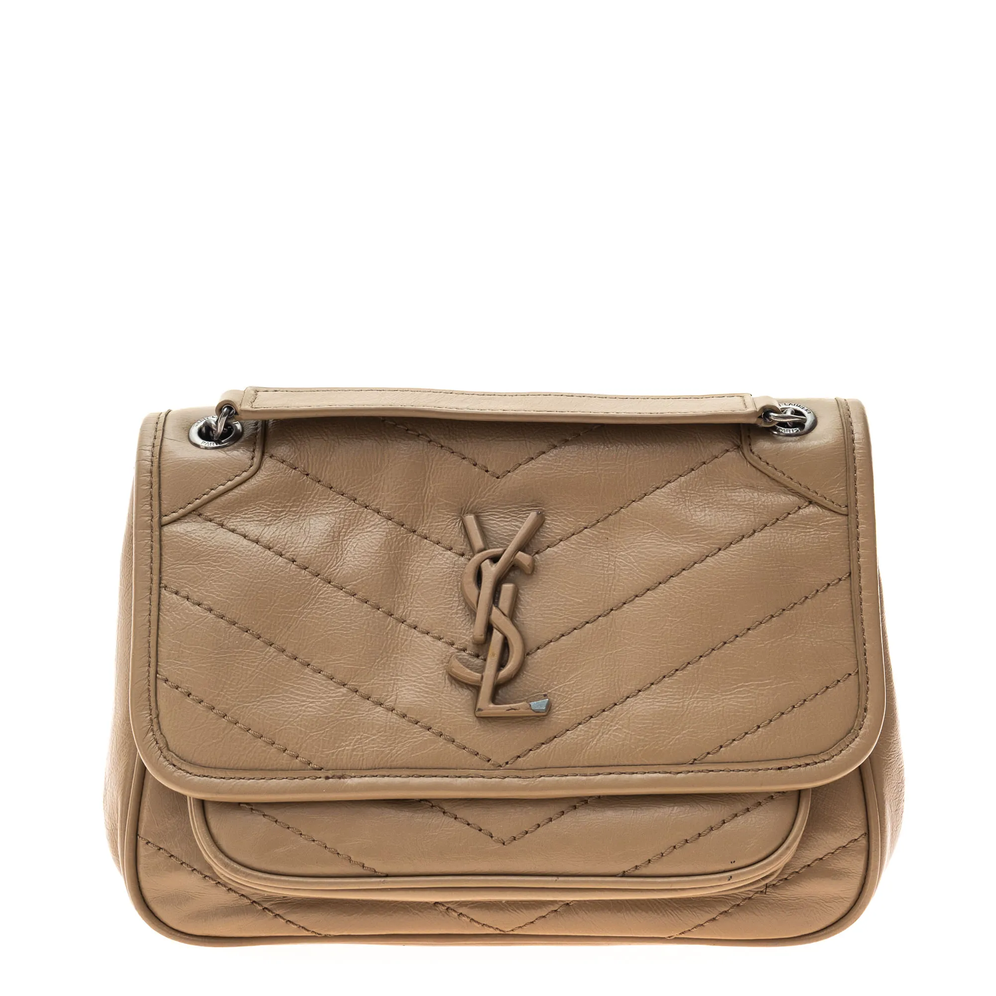 Bolsa Saint Laurent NIki Baby Marrom