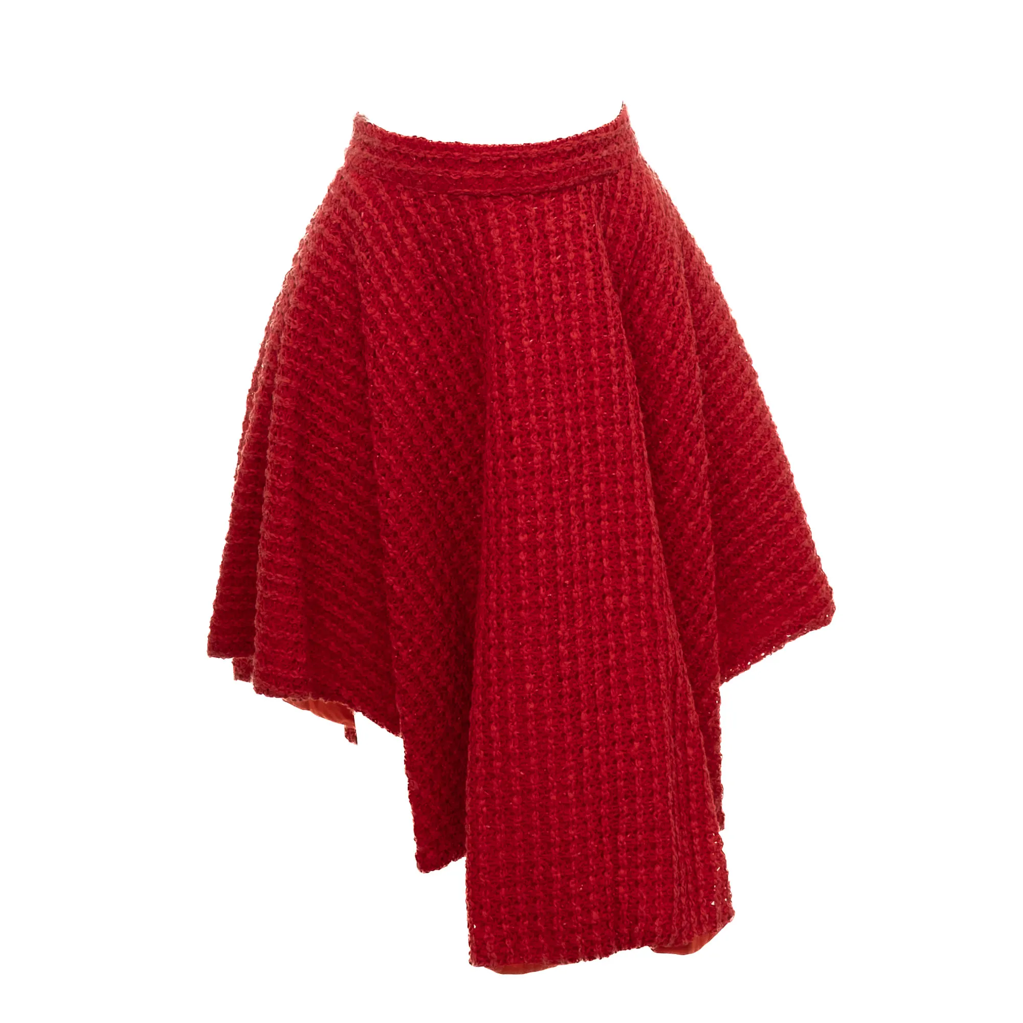 Saia Paula Raia Trançado Vermelho