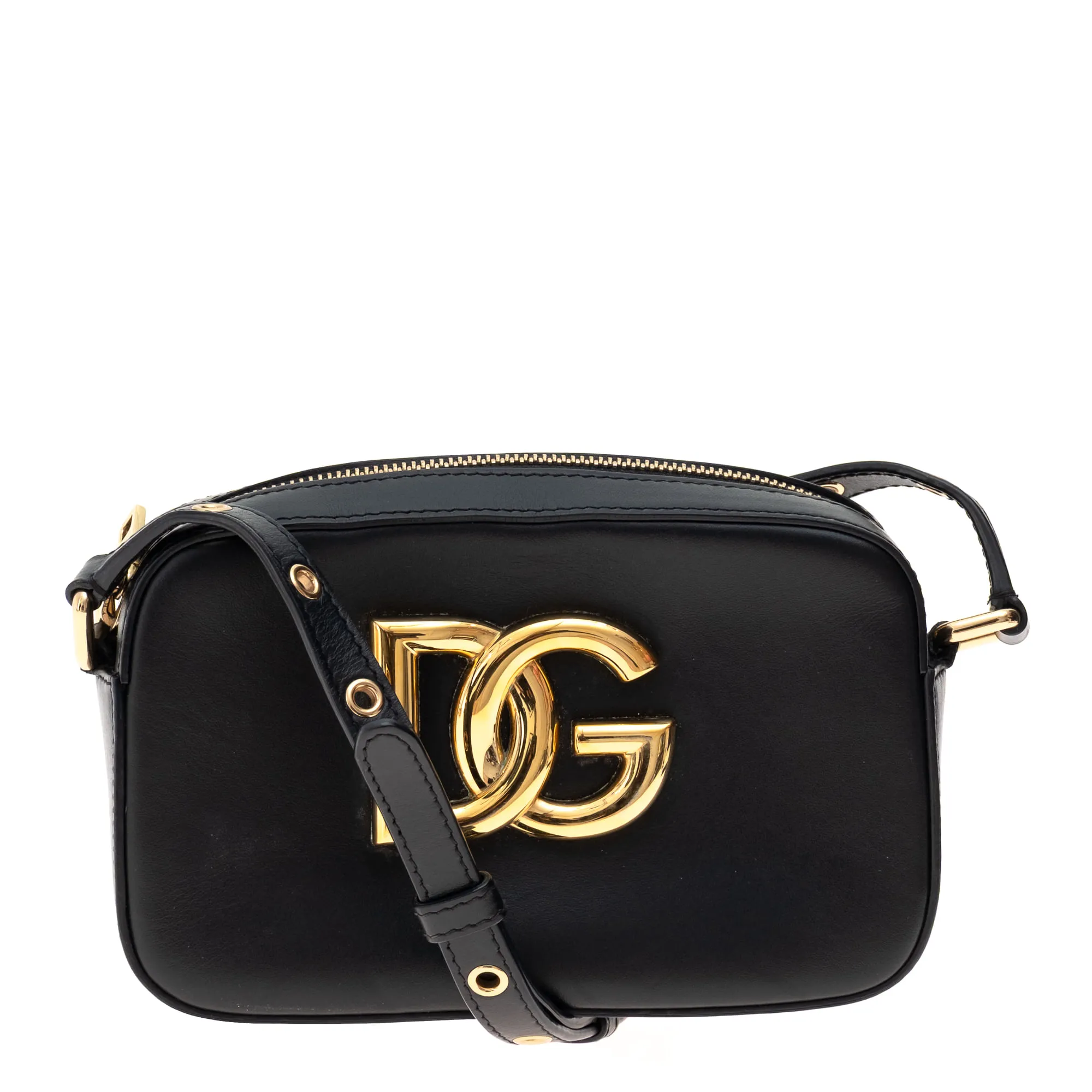 Bolsa Dolce & Gabbana 3.5 Couro Preta