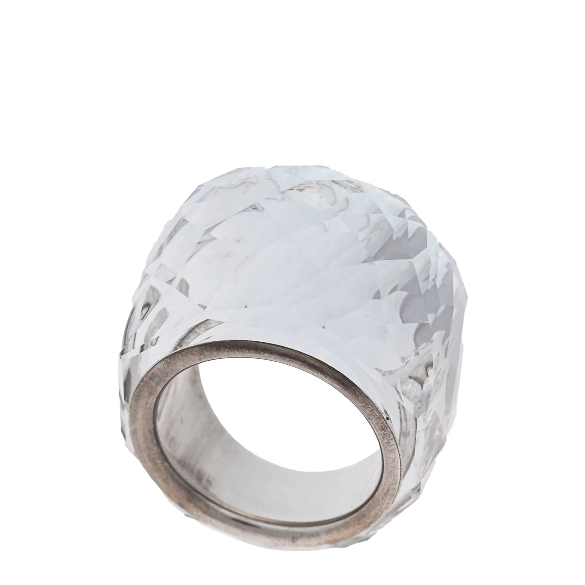 Anel Swarovski Nirvana Cinza