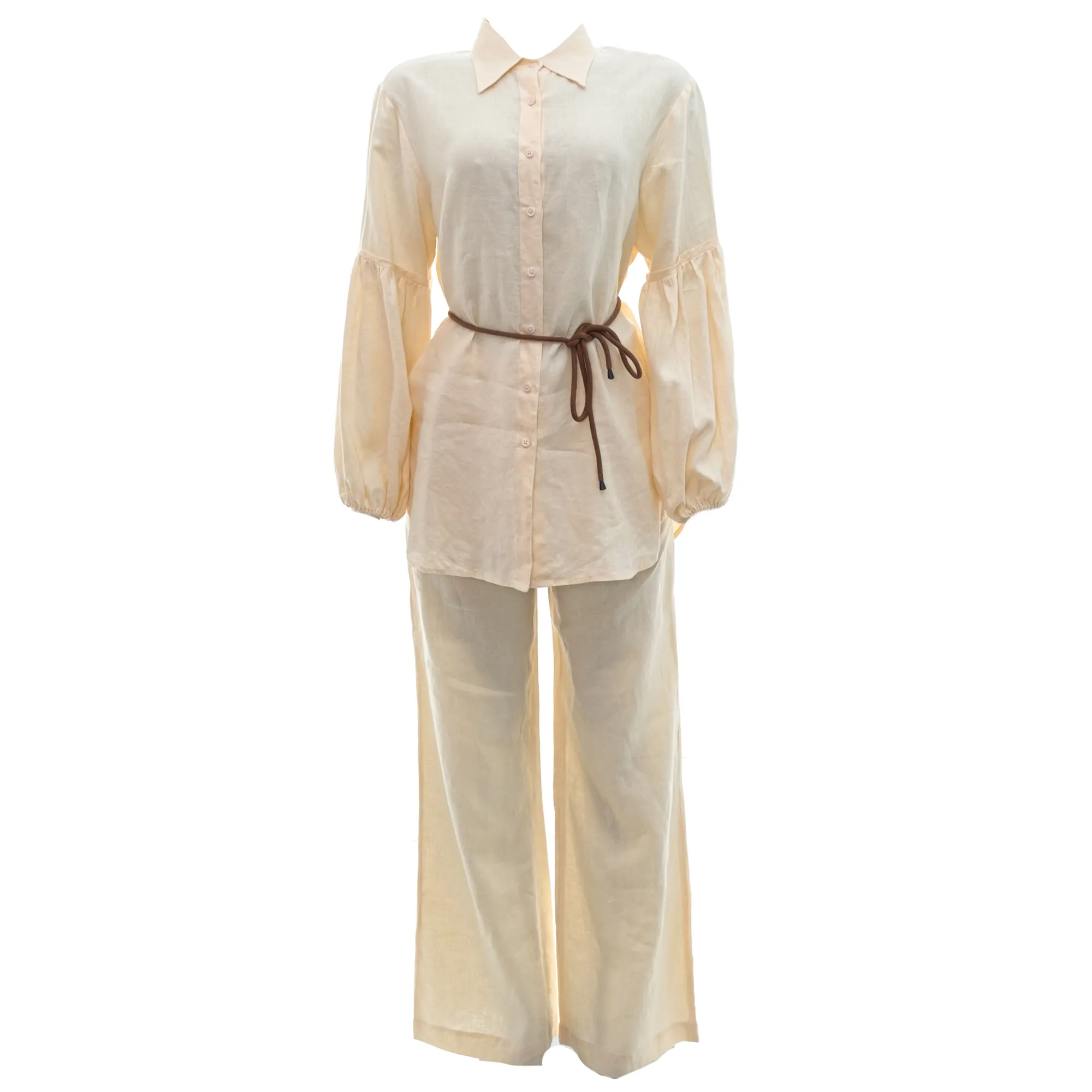 Conjunto Leticia Gonzaga Linho Amarelo