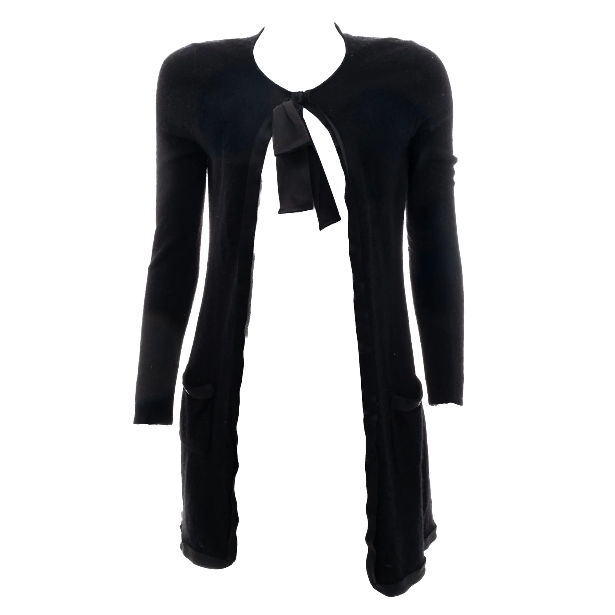 Cardigã Carolina Herrera Laço Preto