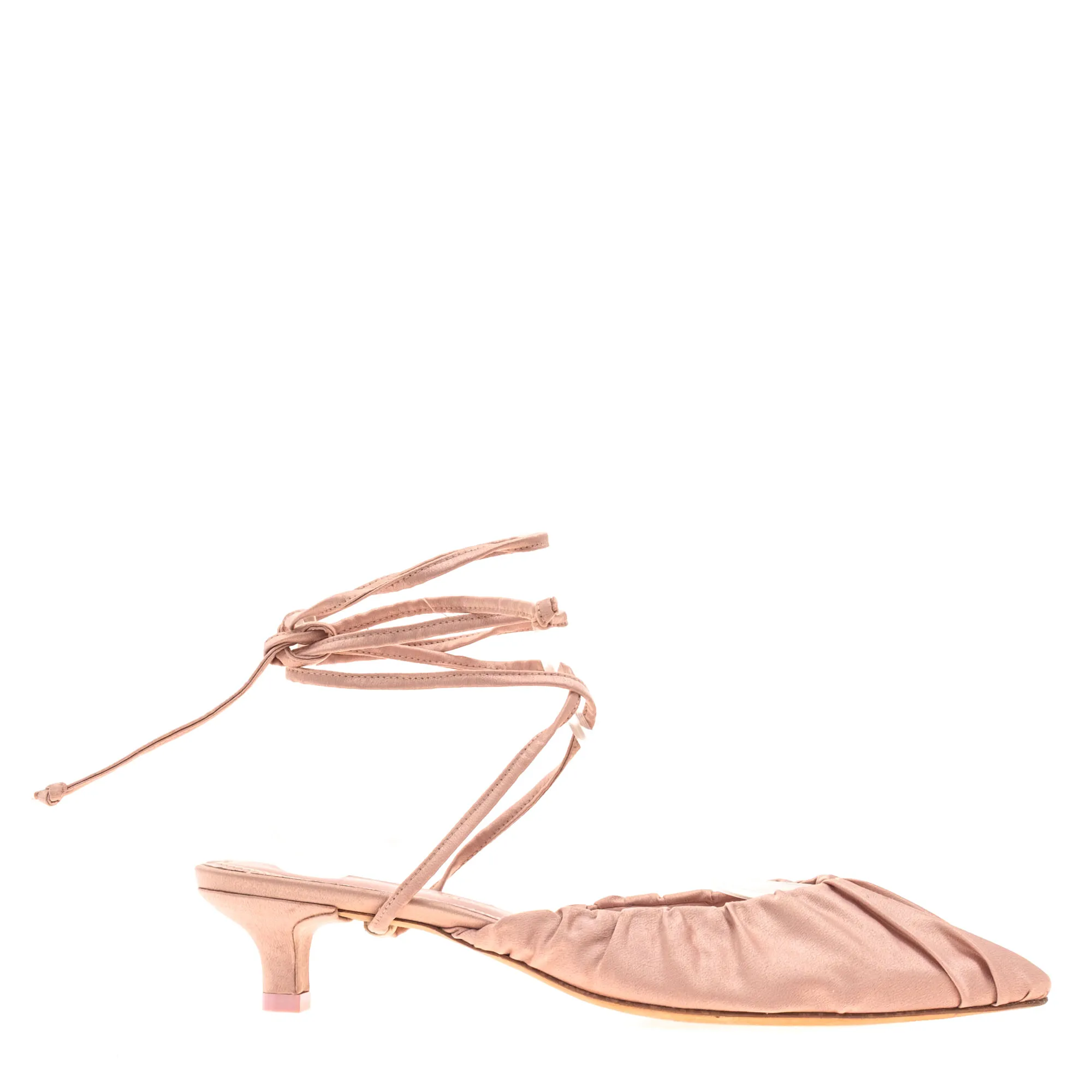 Sapato Cris Barros Tulipa Amarração Rosa