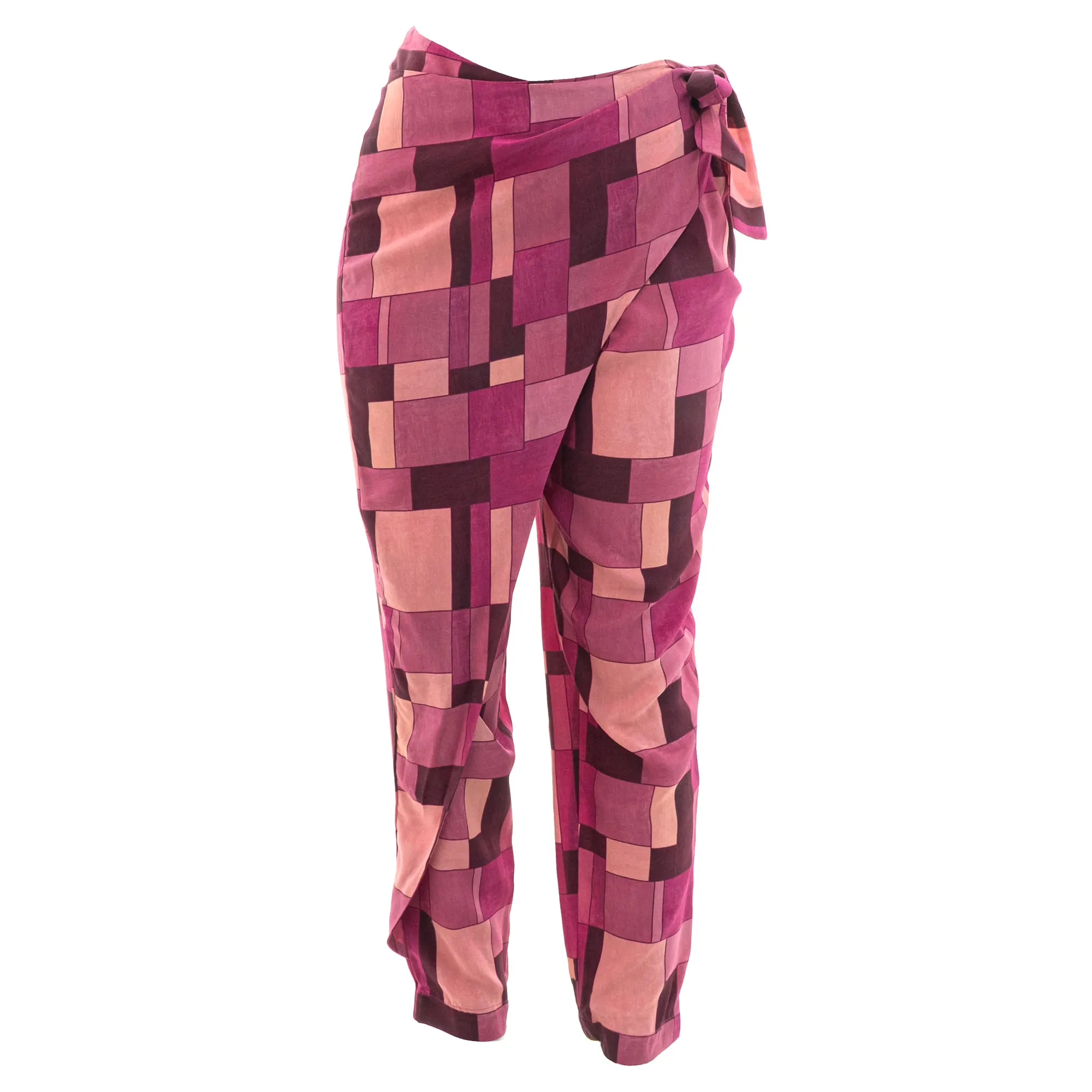 Calça Mixed Estampada Rosa