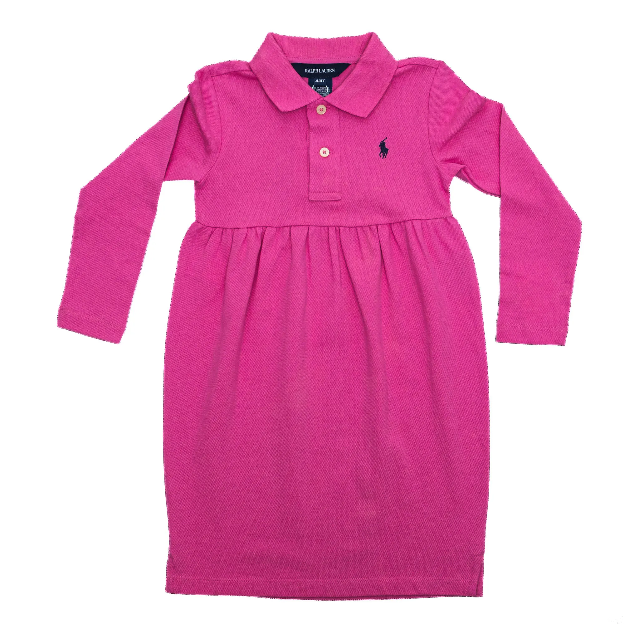 Vestido Polo Ralph Lauren Infantil Rosa