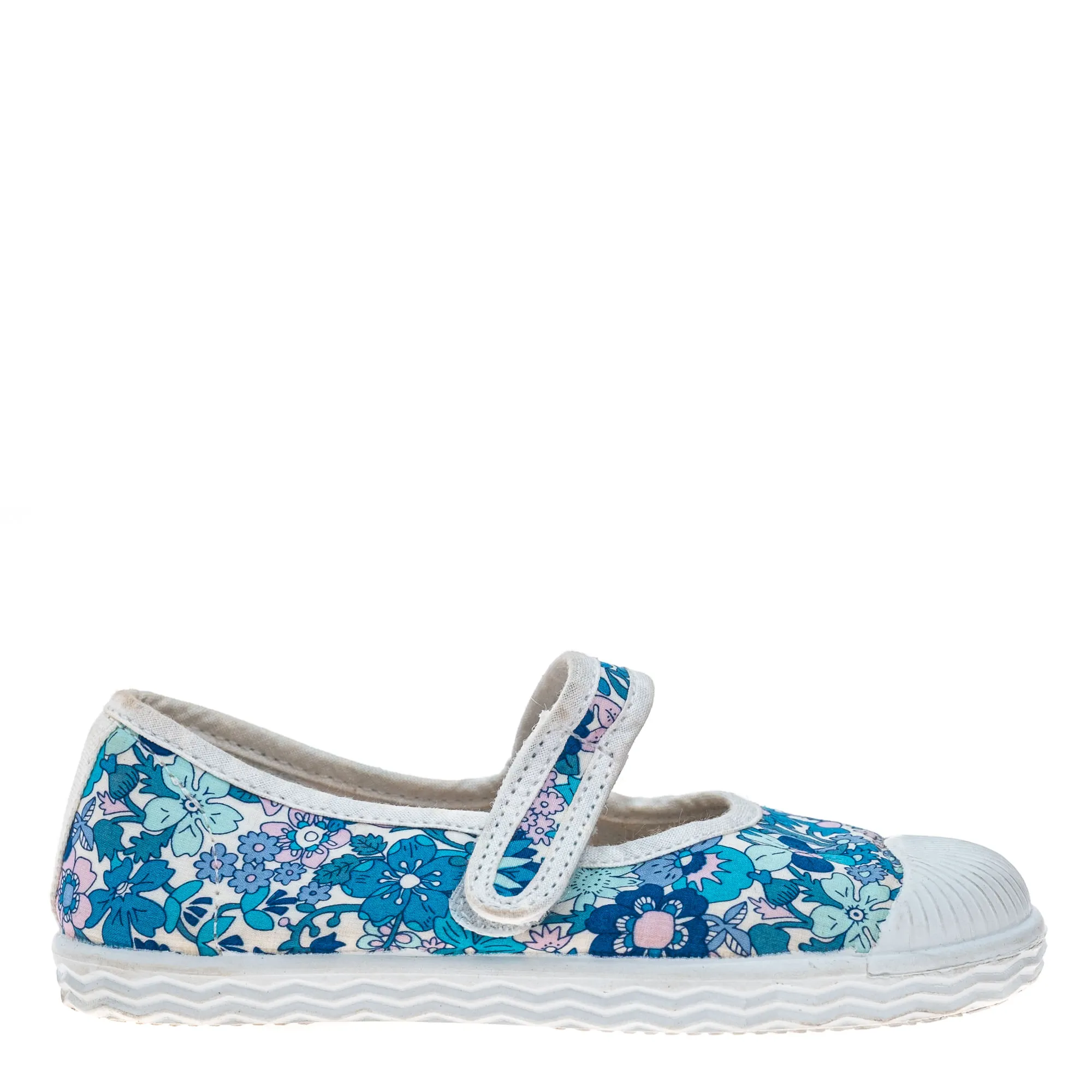 Sapato Jacadi infantil Tecido Estampado Azul