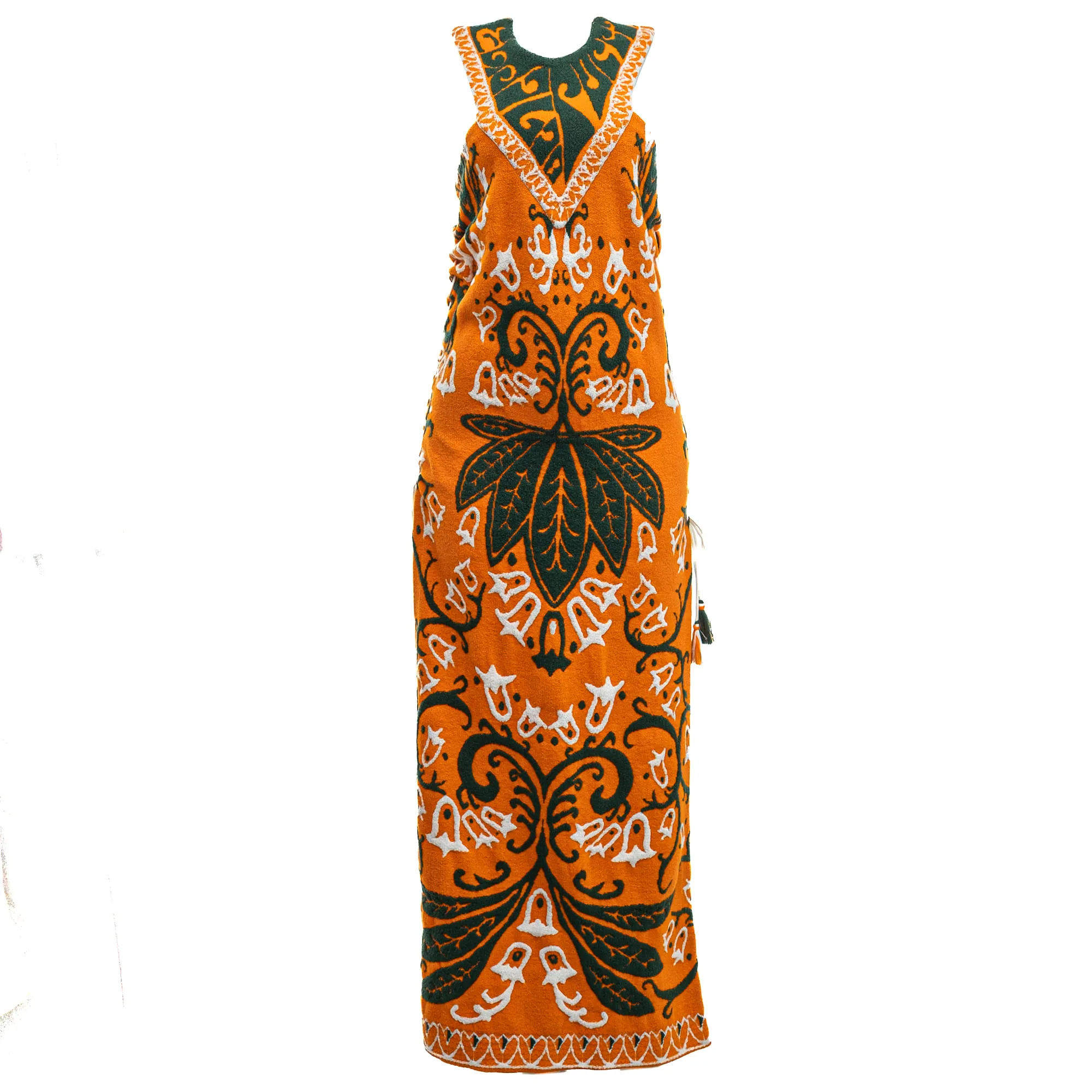 Vestido Emilio Pucci Tecido Atoalhado Estampa Colorida