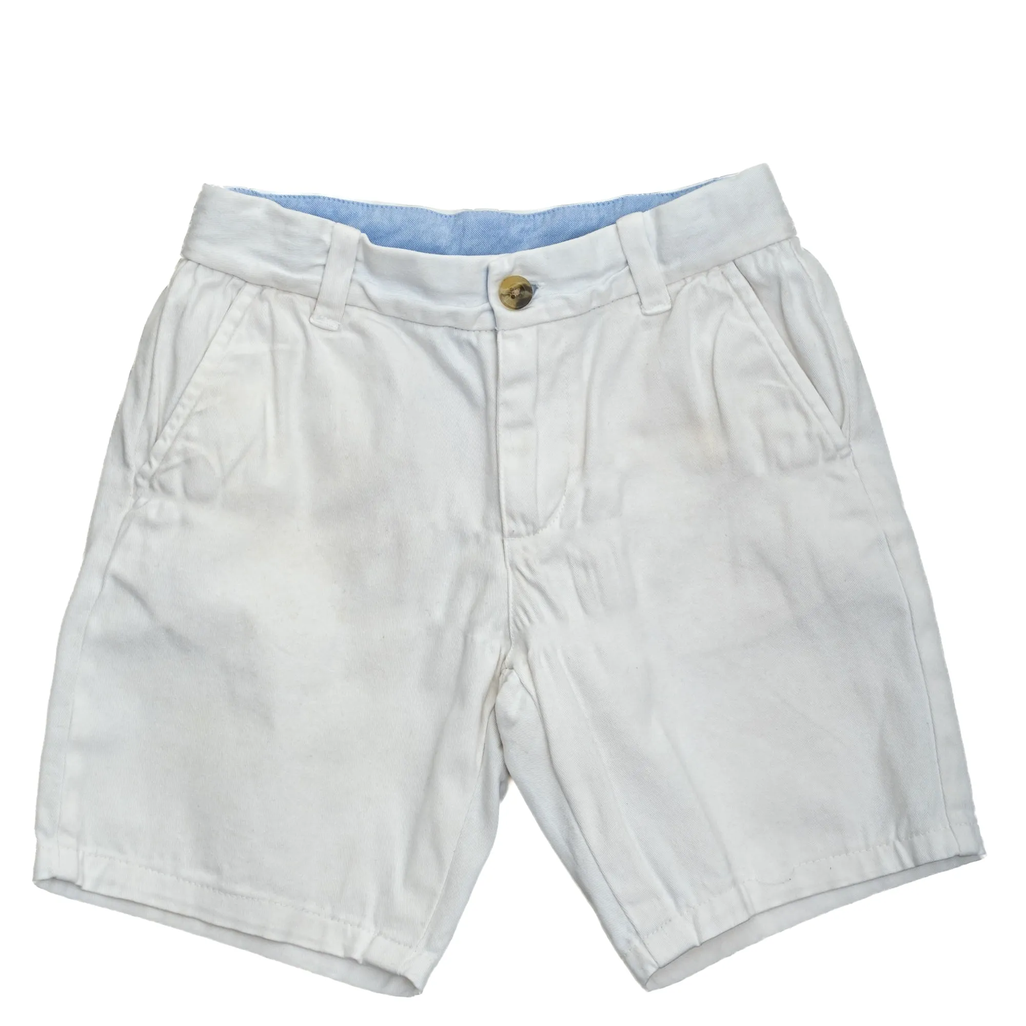 Bermuda Janie and Jack Algodão Branco