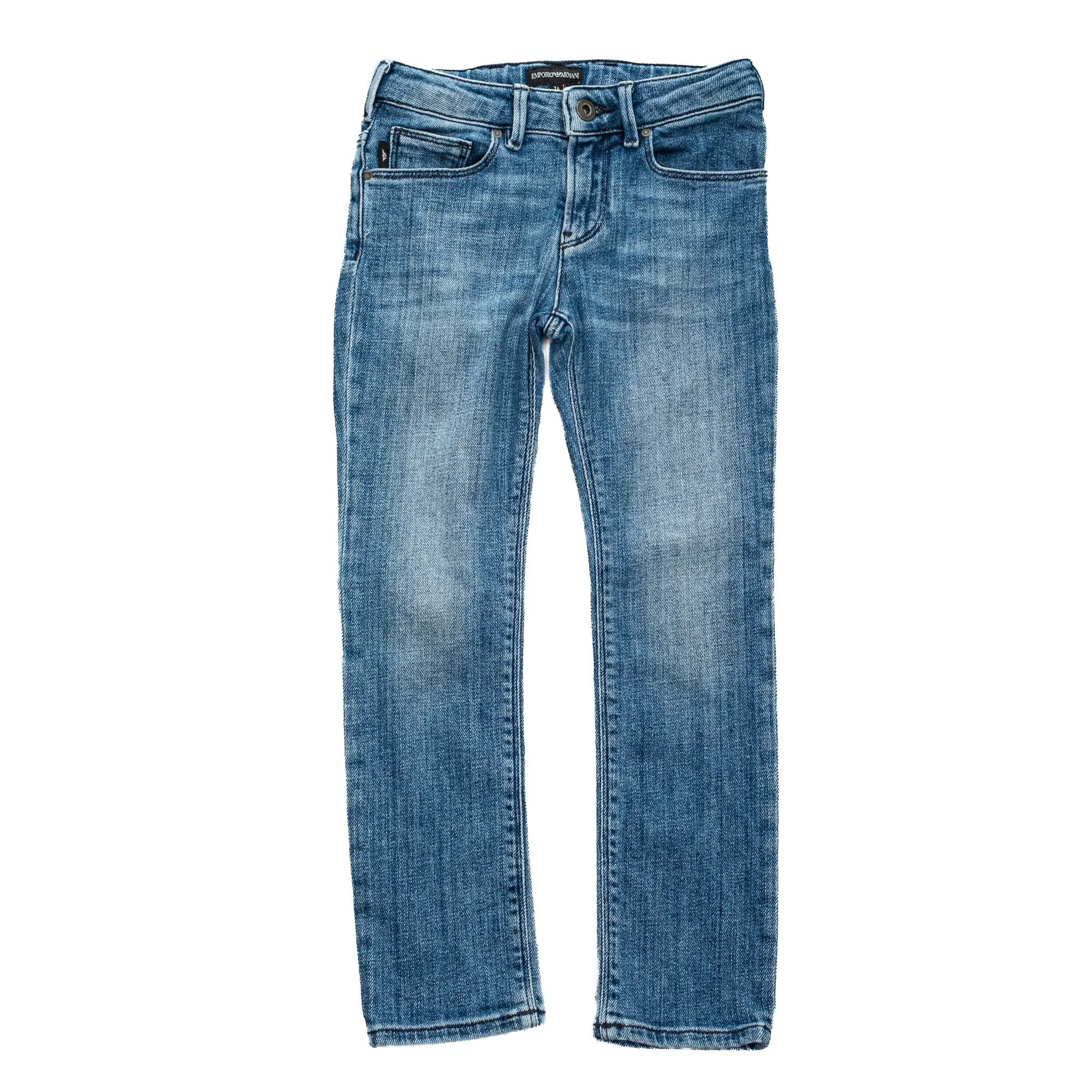 Calça Emporio Armani Infantil Jeans Azul
