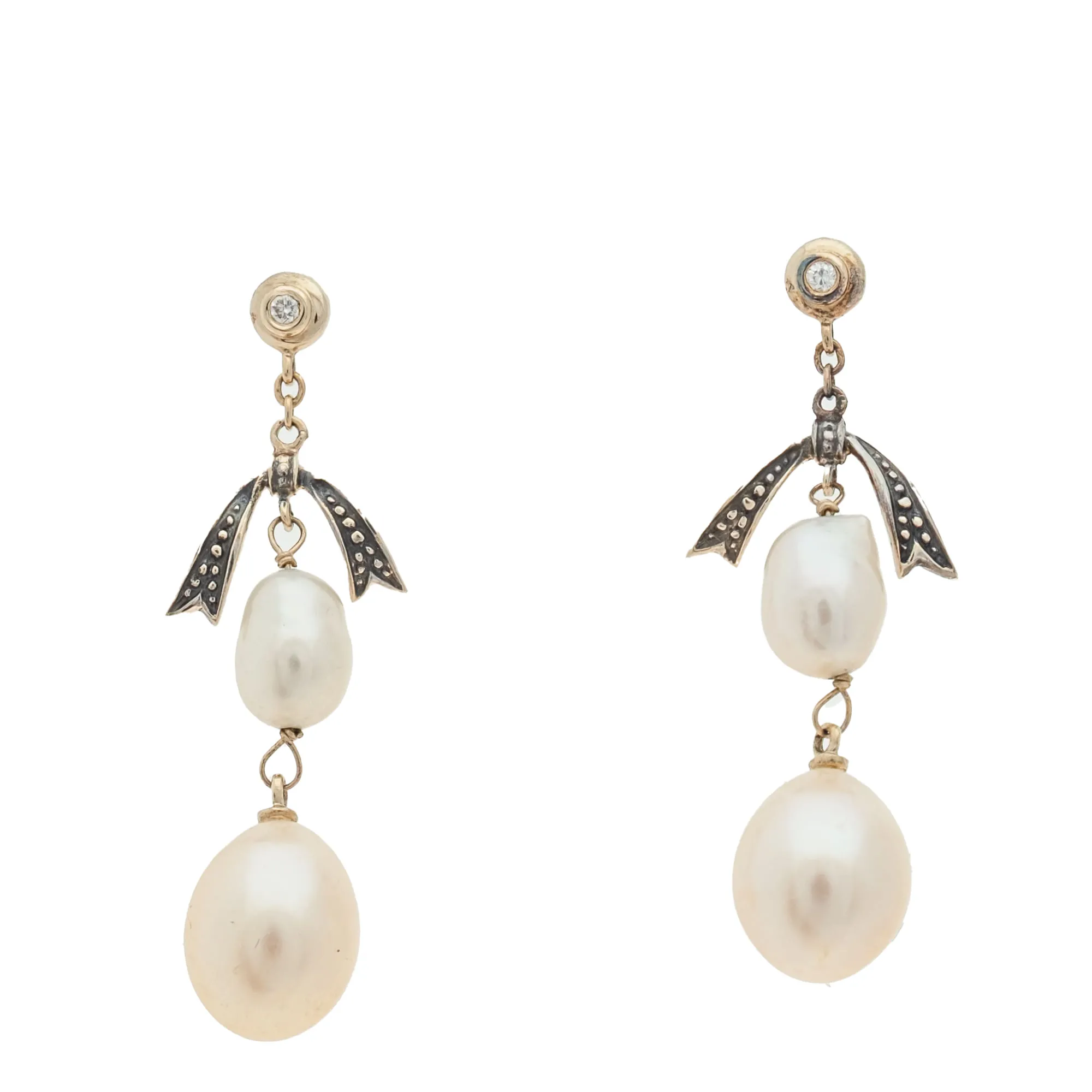 Brinco H.Stern Com Pérolas em Ouro