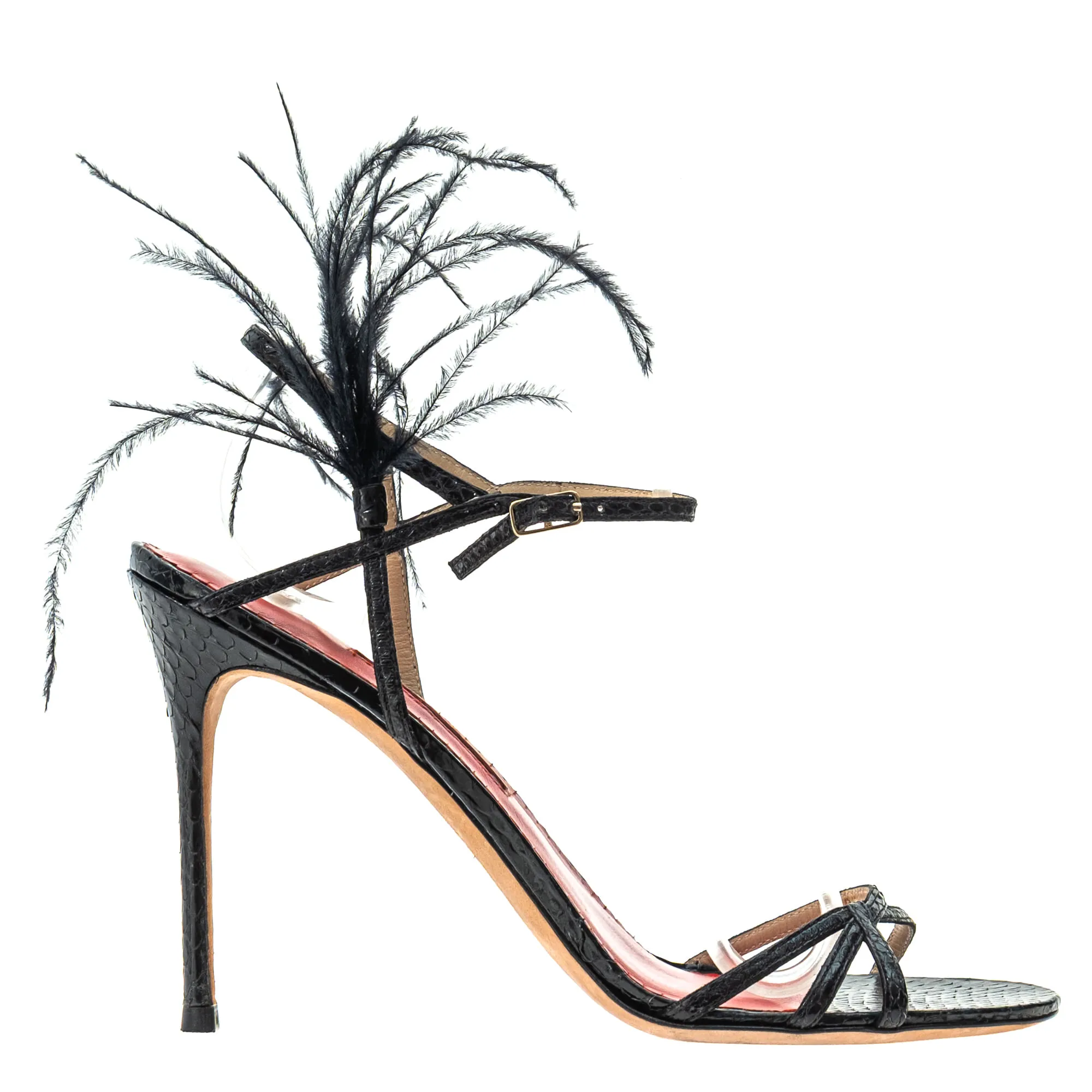 Sandália Carolina Herrera Preta