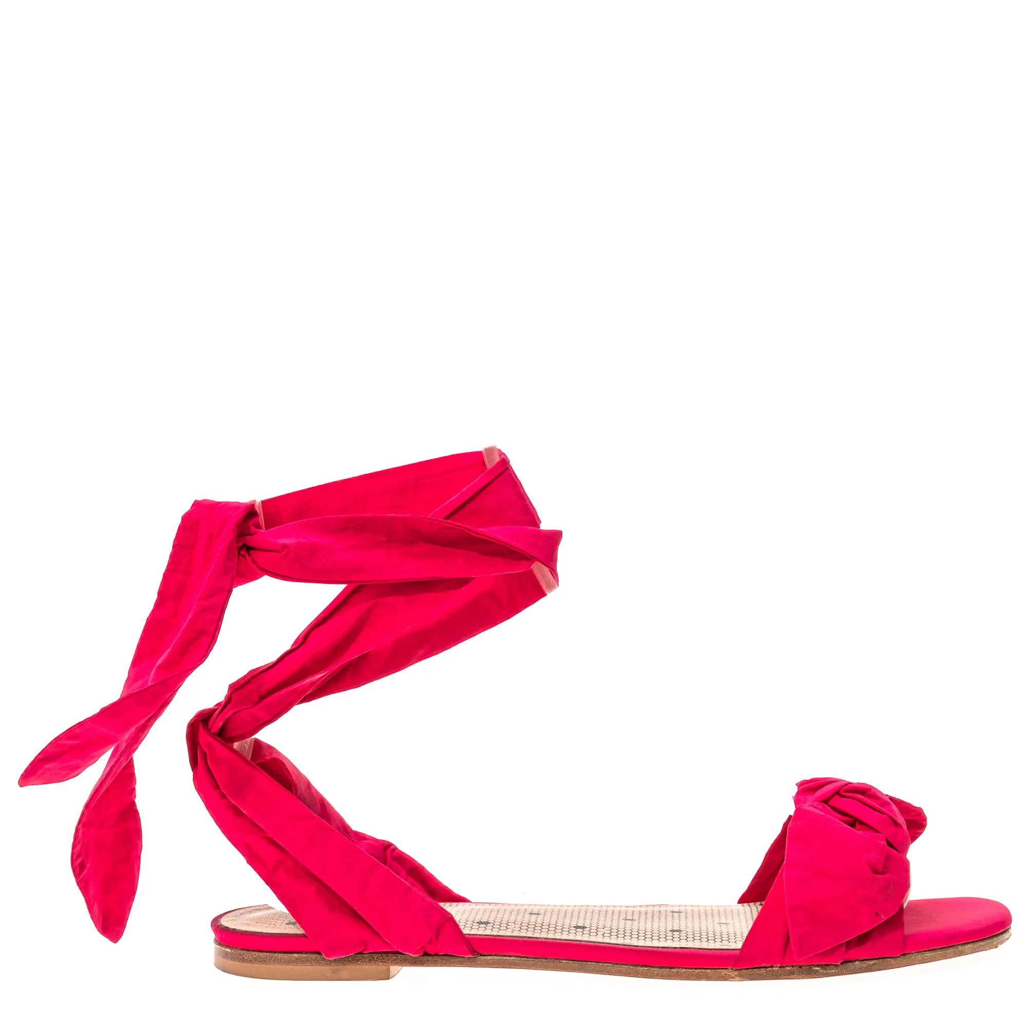 Sandália Red Valentino Tecido Rosa