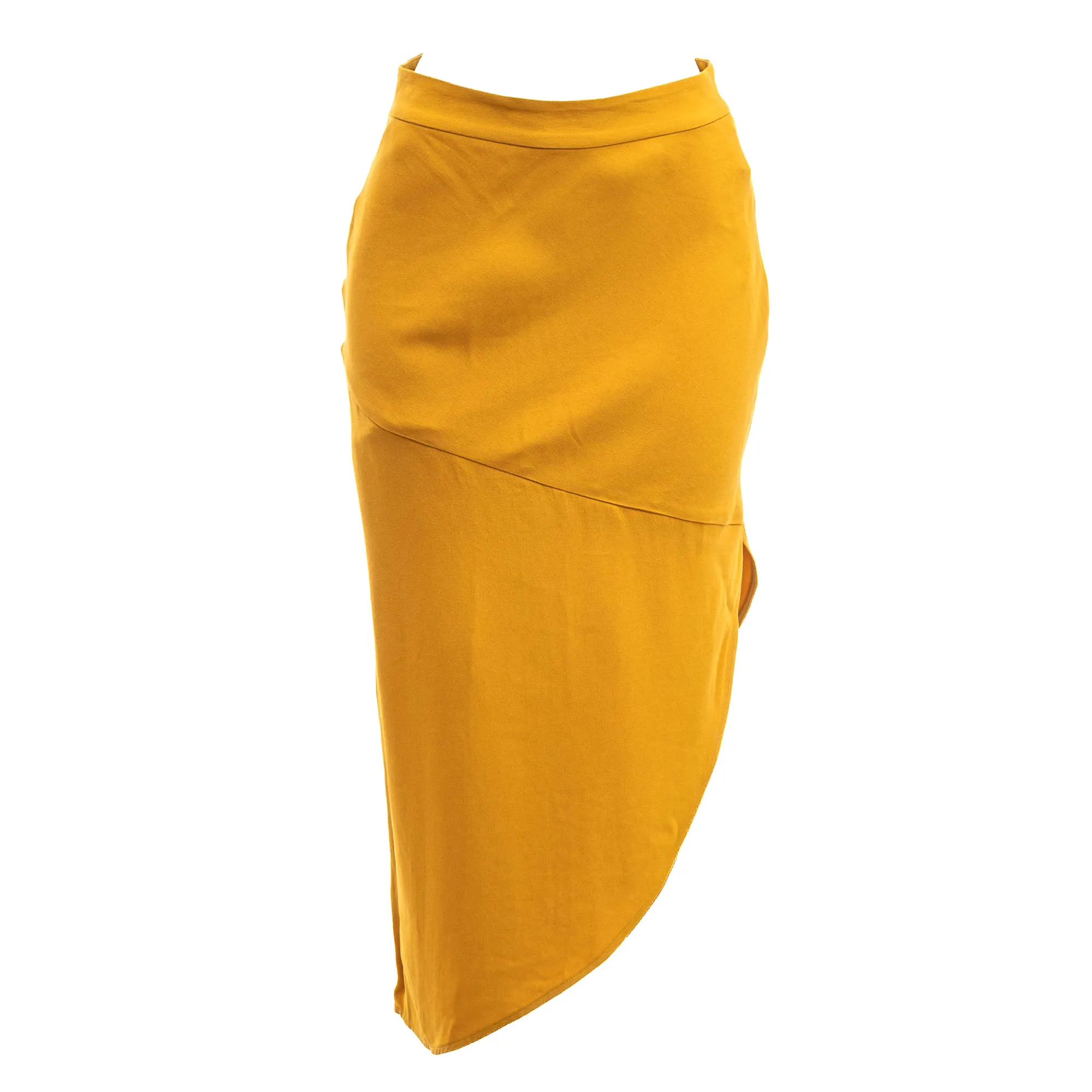 Saia Cris Barros Assimétrica Amarela