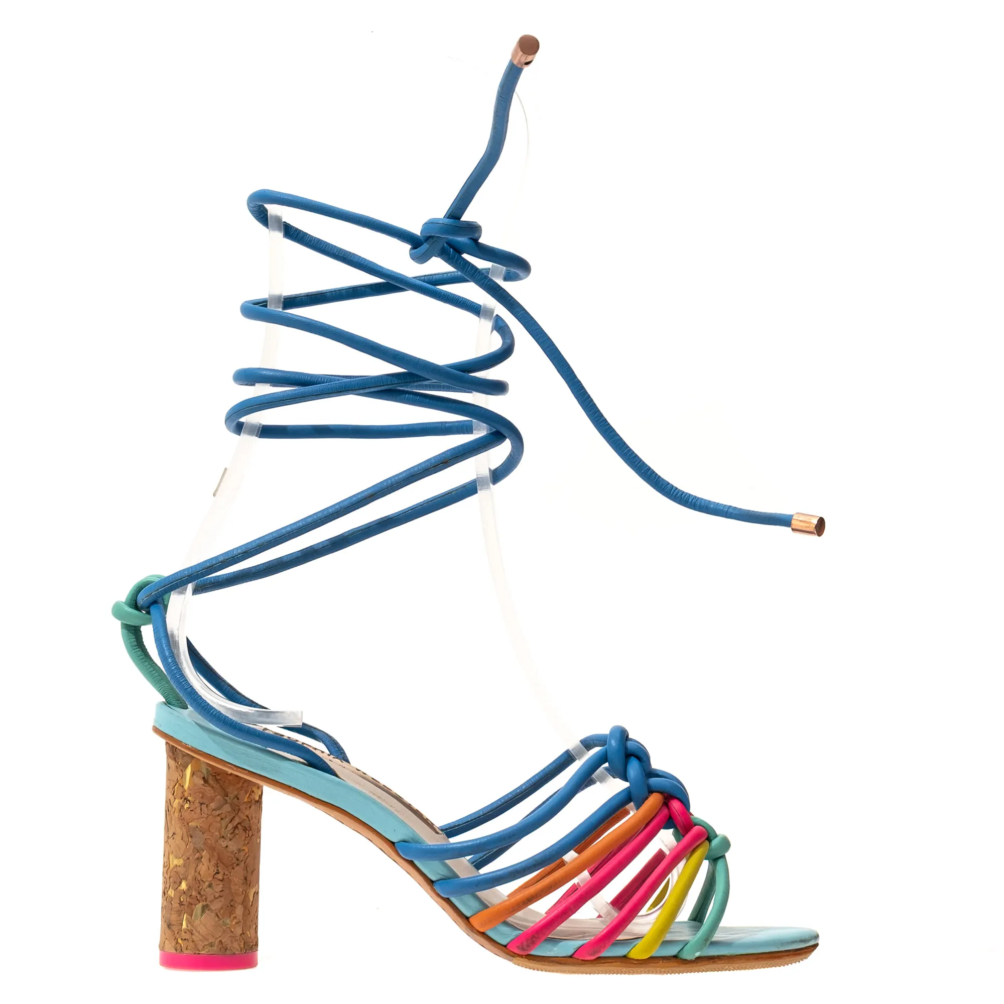 Sandália Sophia Webster Couro Colorido