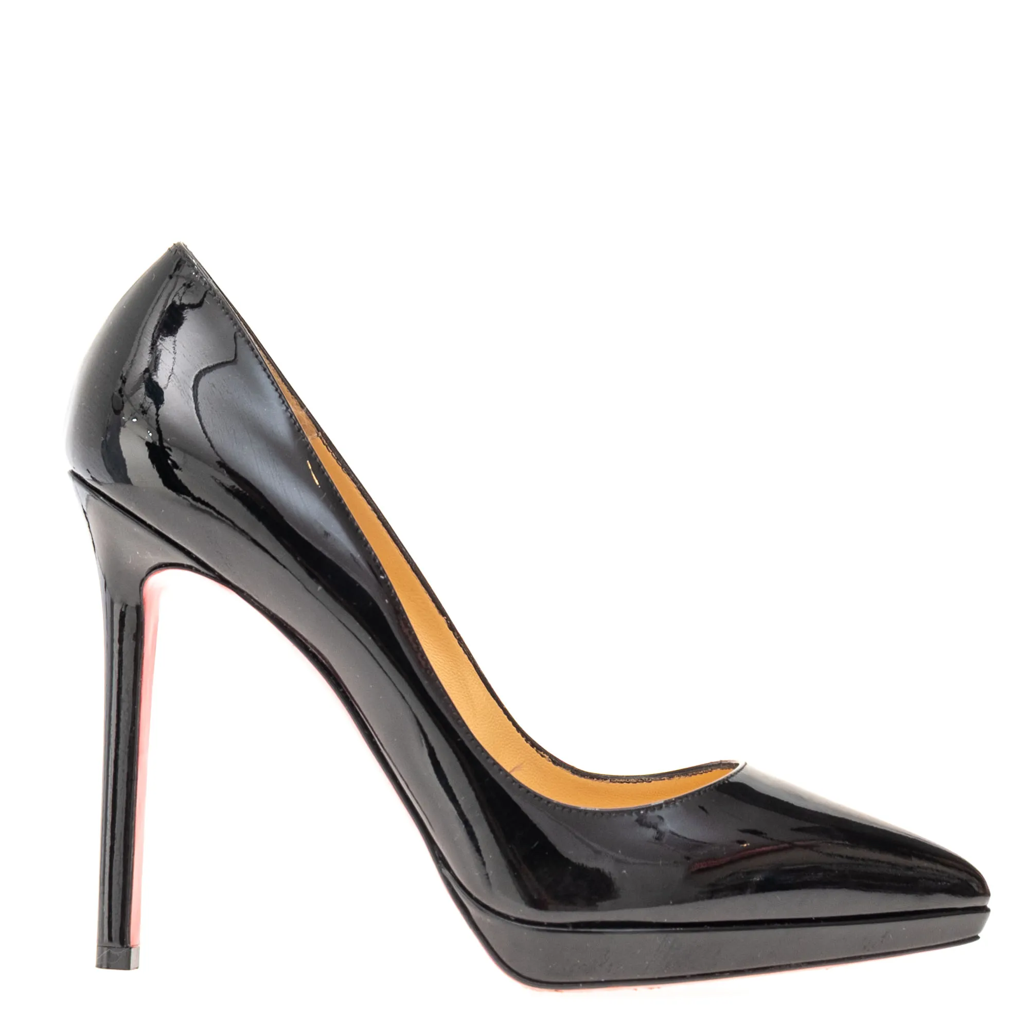 Scarpin Christian Louboutin Pigalle Plato 120 Preto