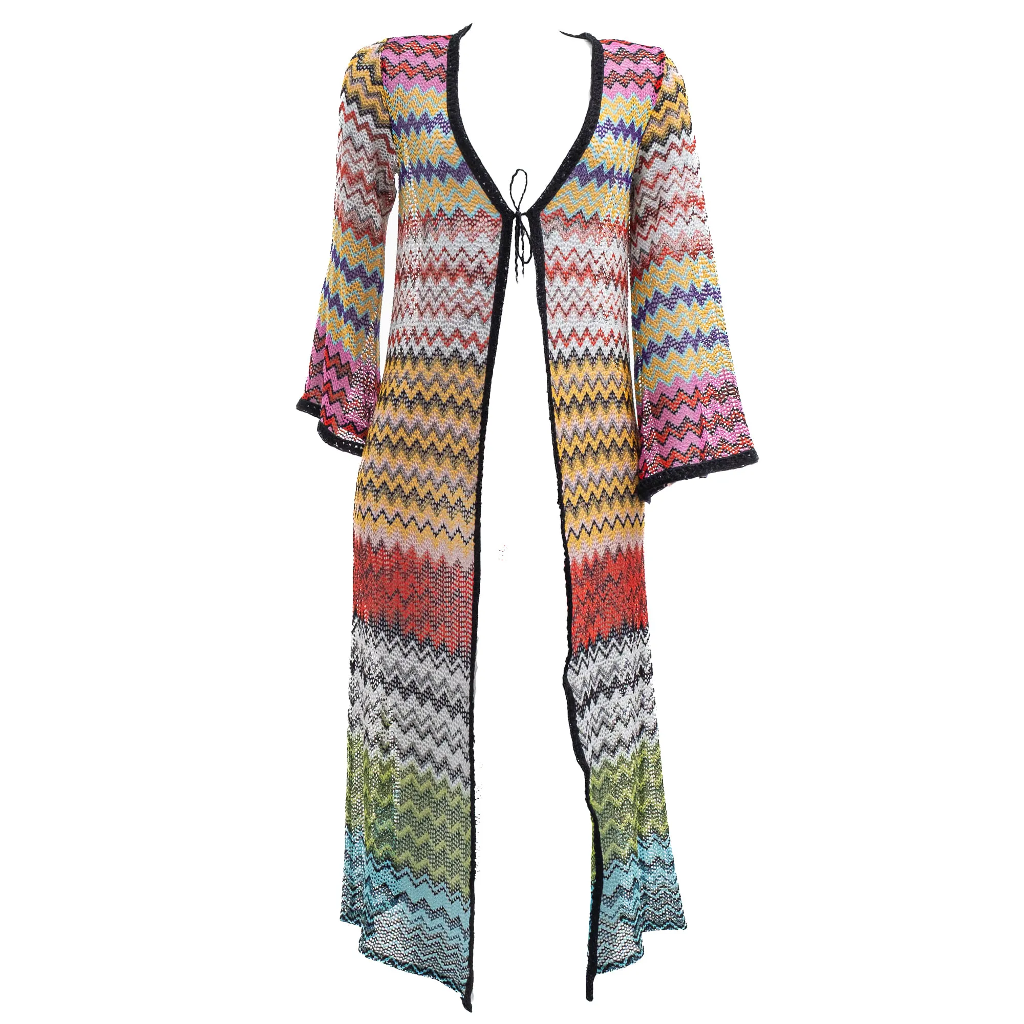 Saída Missoni Tricô Colorido