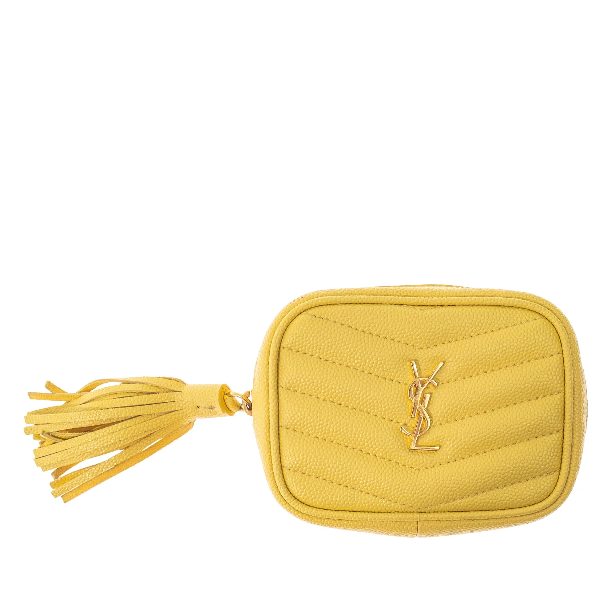 Bolsa Saint Laurent Bbay Lou Camera Amarela