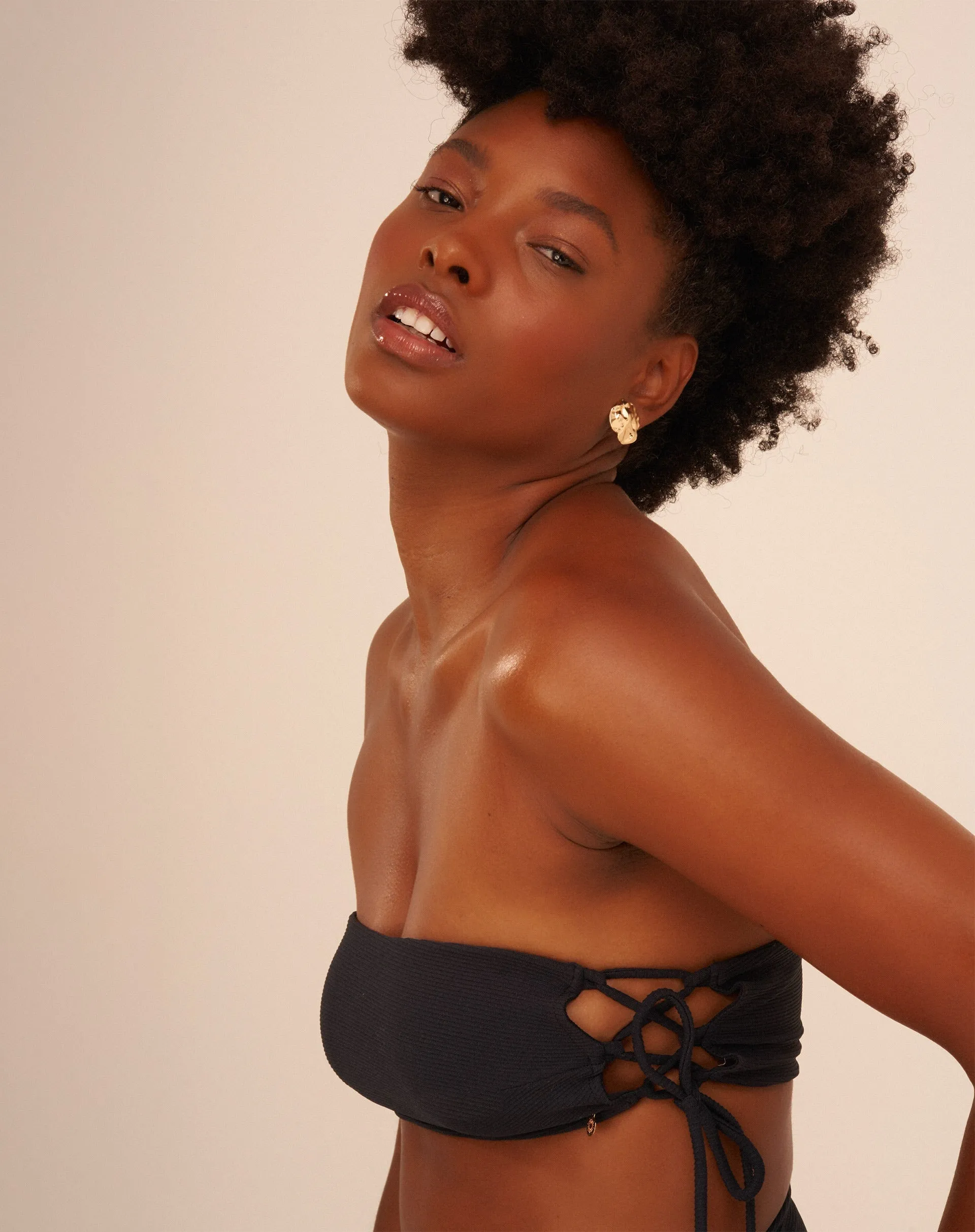 Top Thayse Luz da Manhã Preto - Preto