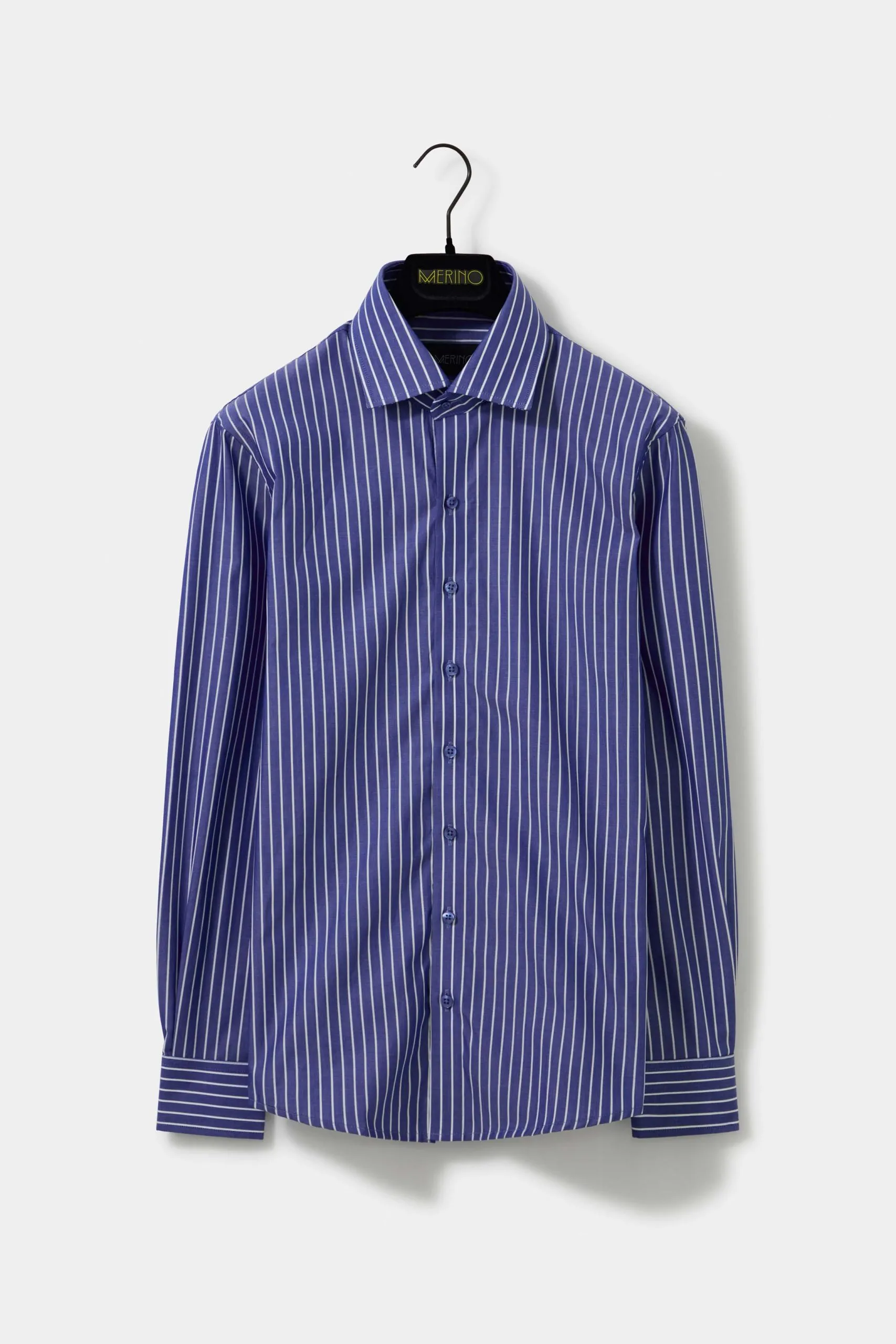 Camisa pima listrada azul