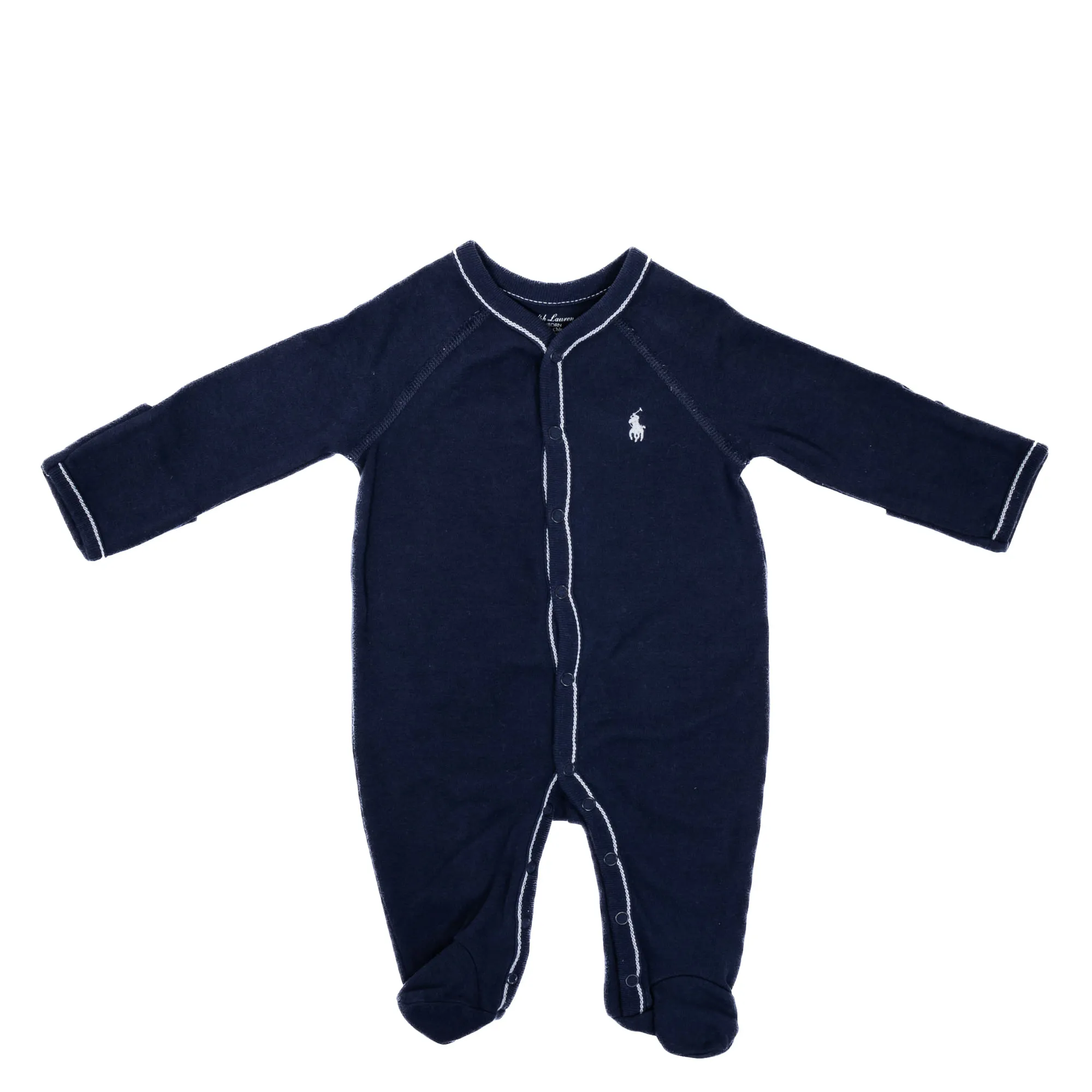 Macacão Ralph Lauren Infantil Algodão Marinho
