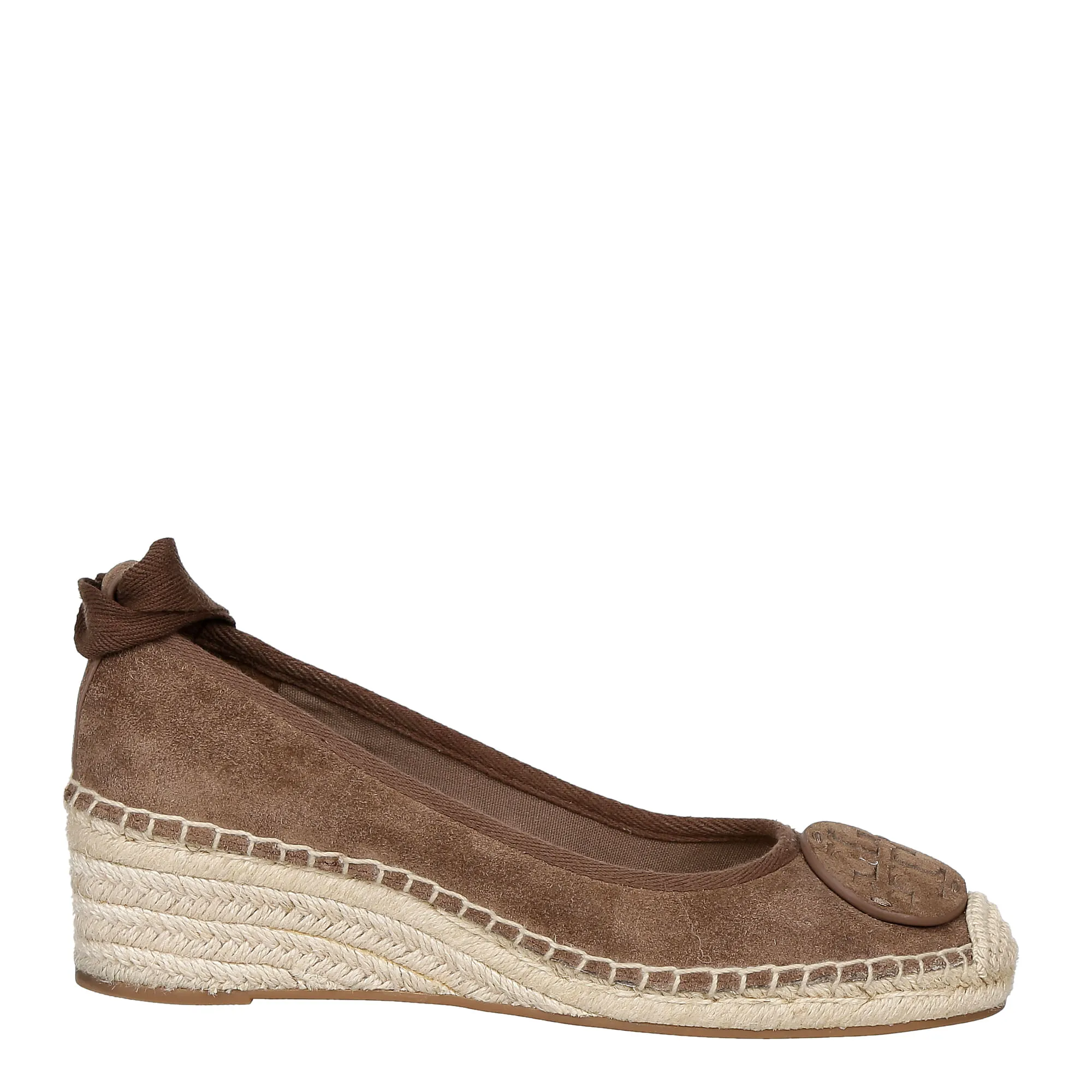 Espadrille Tory Burch Camurça Marrom