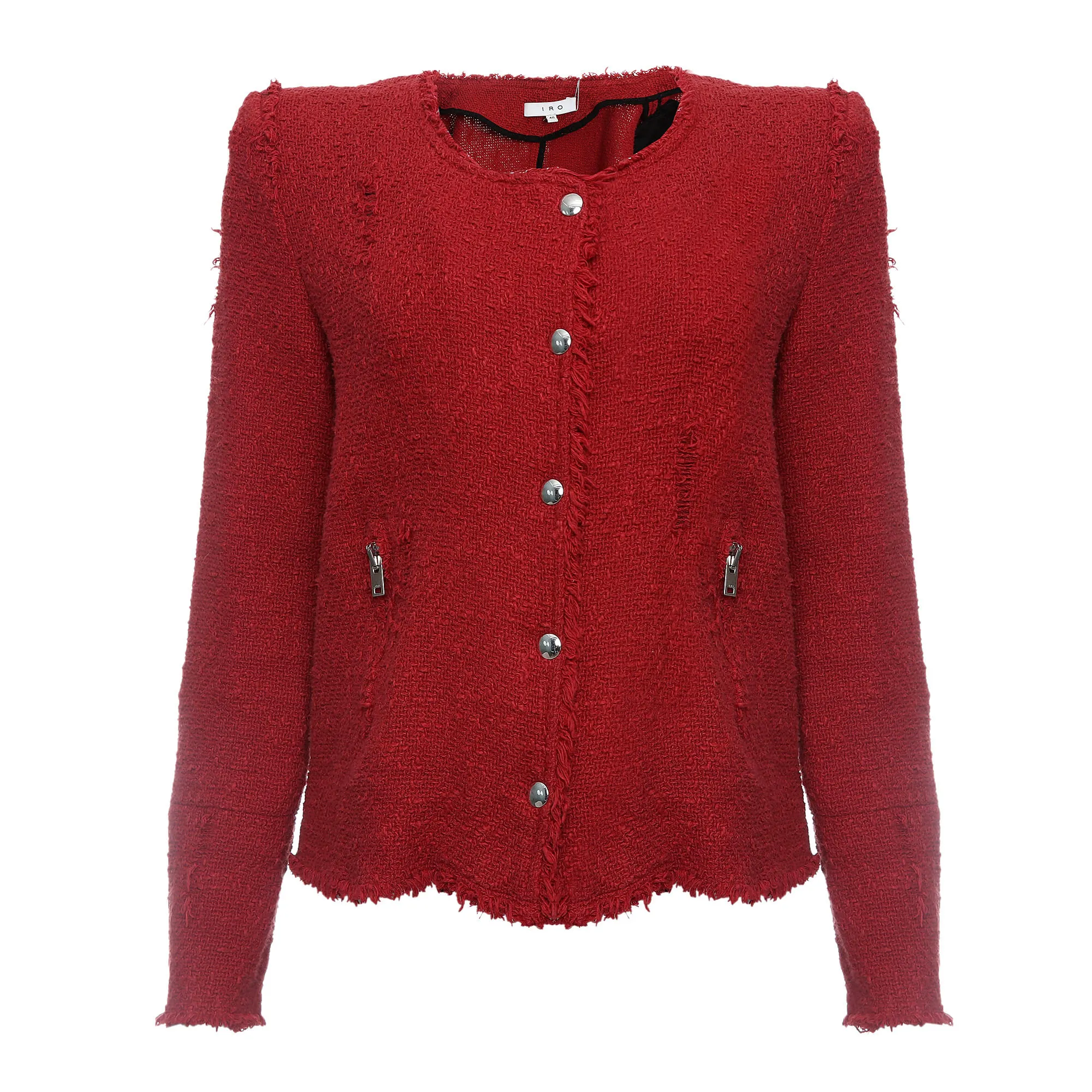 Casaqueto Iro Tweed Vermelho